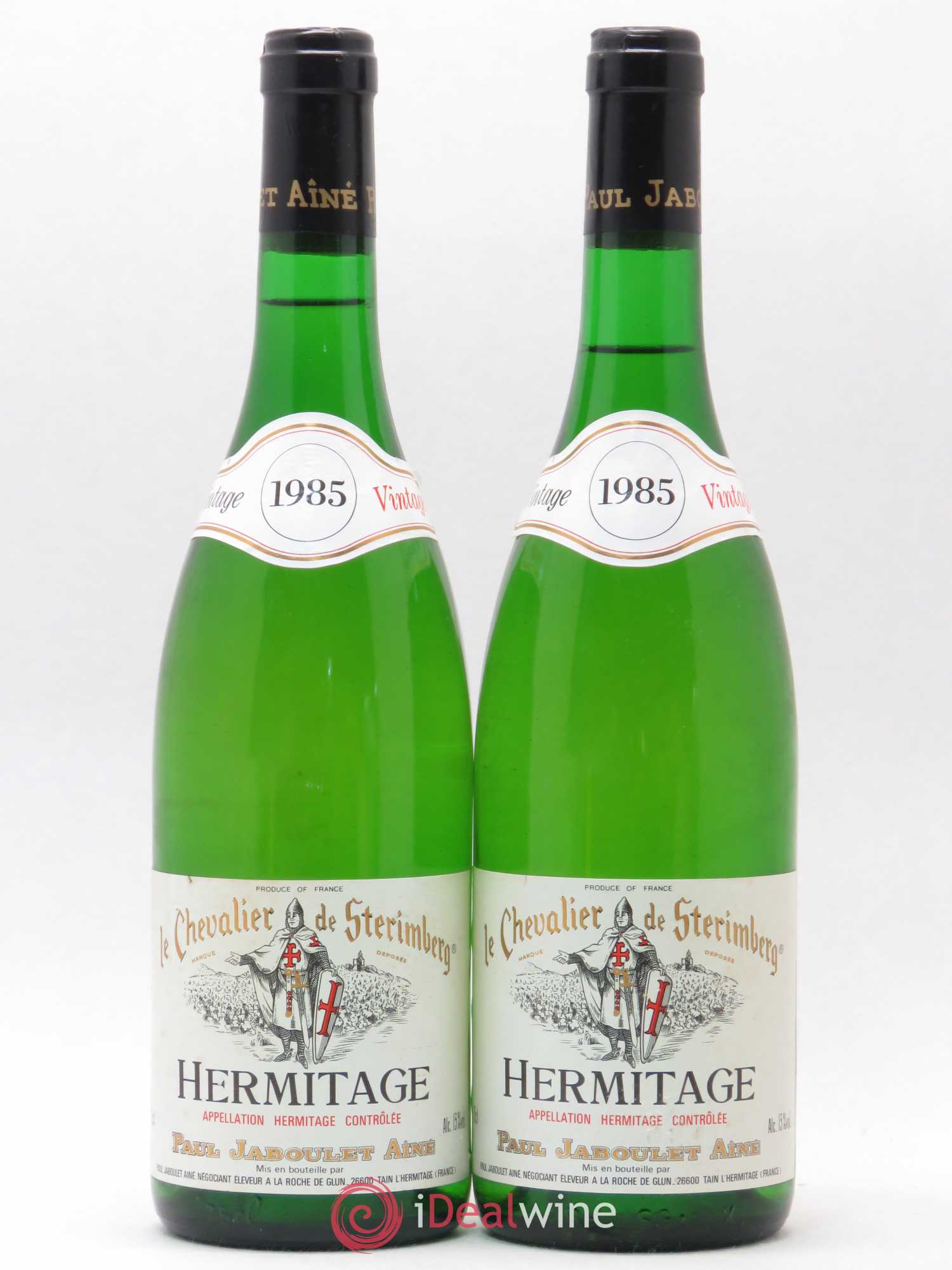 Hermitage Chevalier de Sterimberg Paul Jaboulet Ainé 1985 - Lot de 2 bouteilles - 0