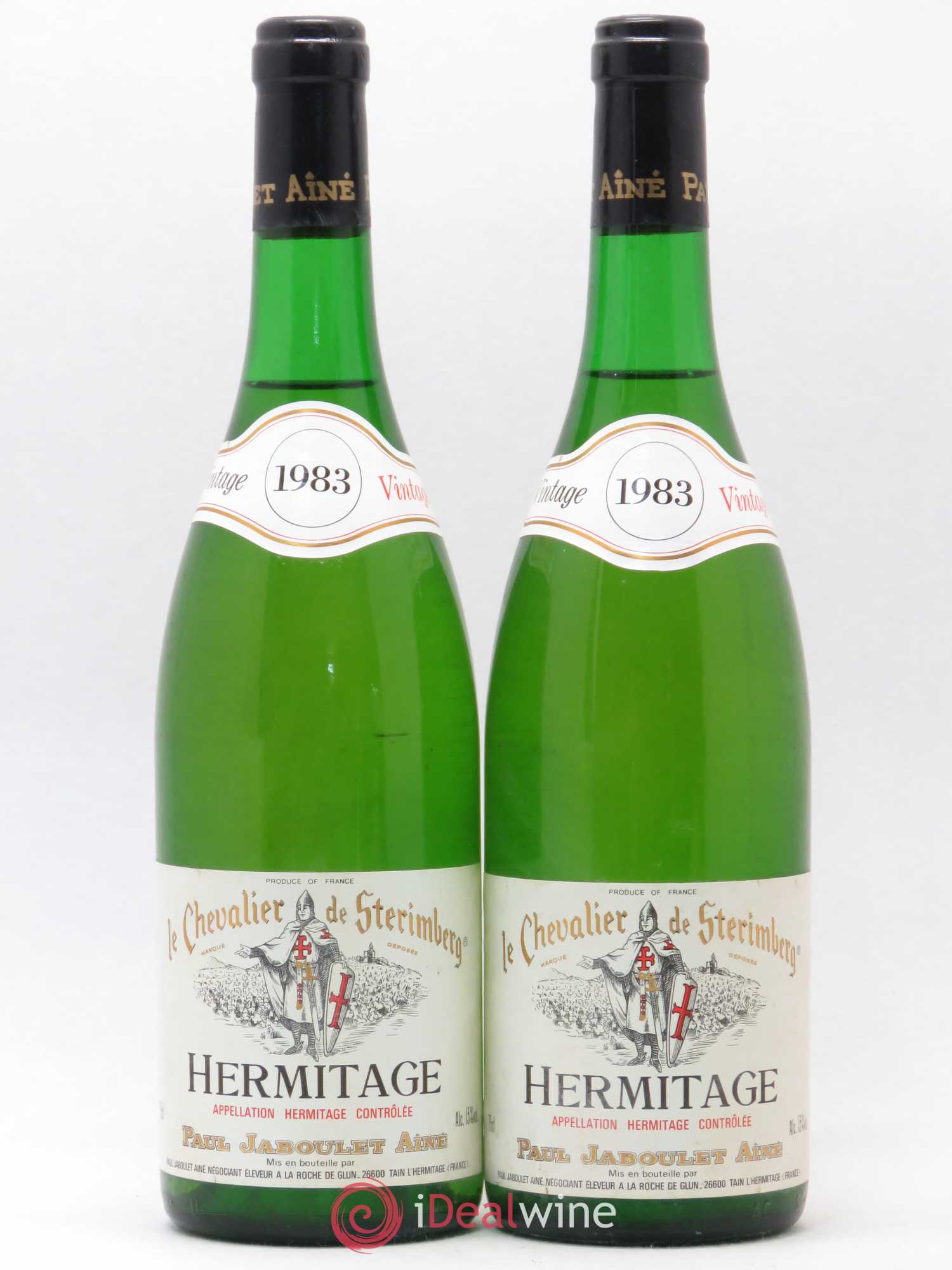 Hermitage Chevalier de Sterimberg Paul Jaboulet Ainé 1983 - Lot de 2 bouteilles - 0