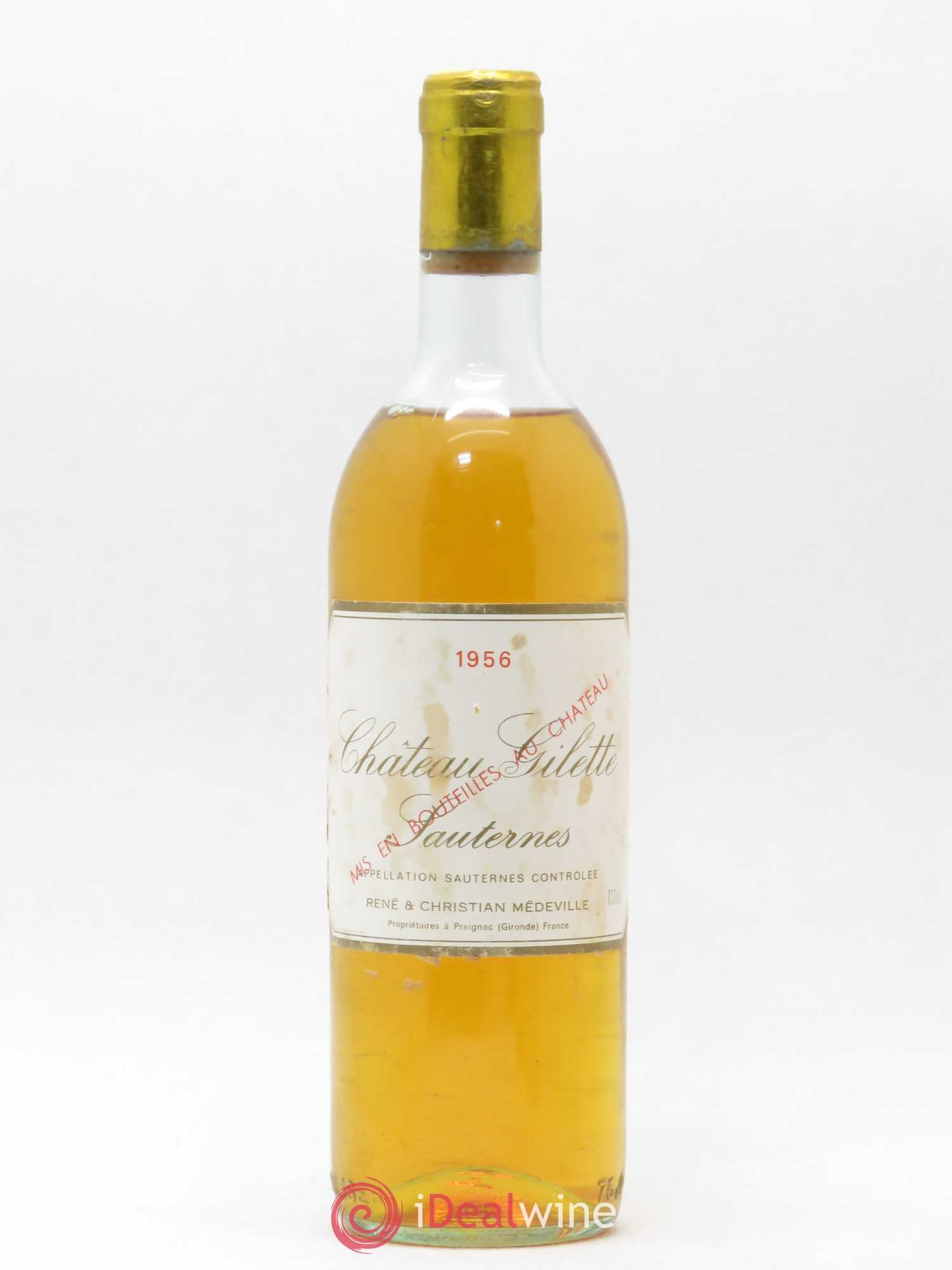 Château Gilette 1956 - Lotto di 1 bottiglia - 0