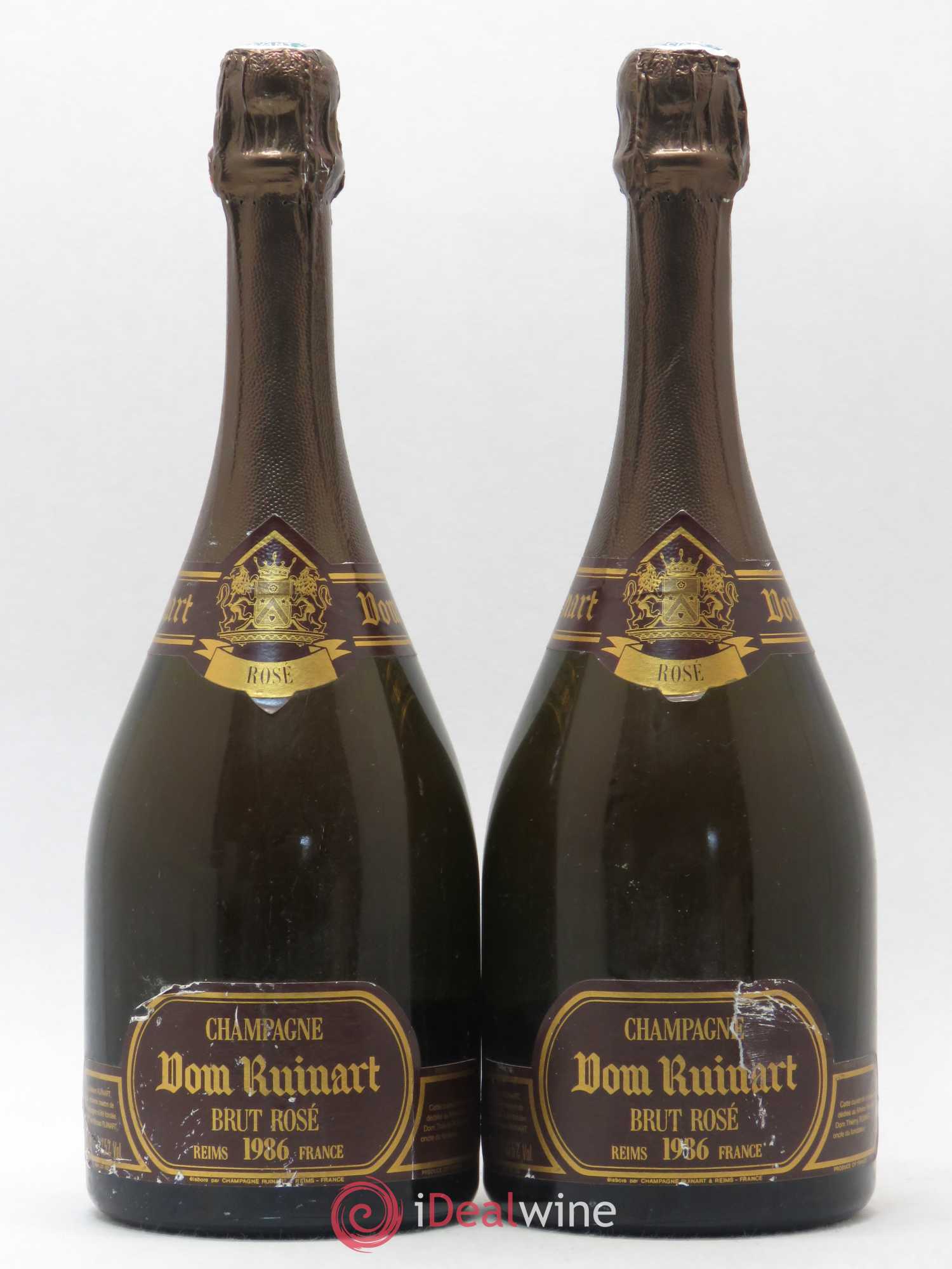 Dom Ruinart Brut Ruinart 1986 - Lot de 2 bouteilles - 0