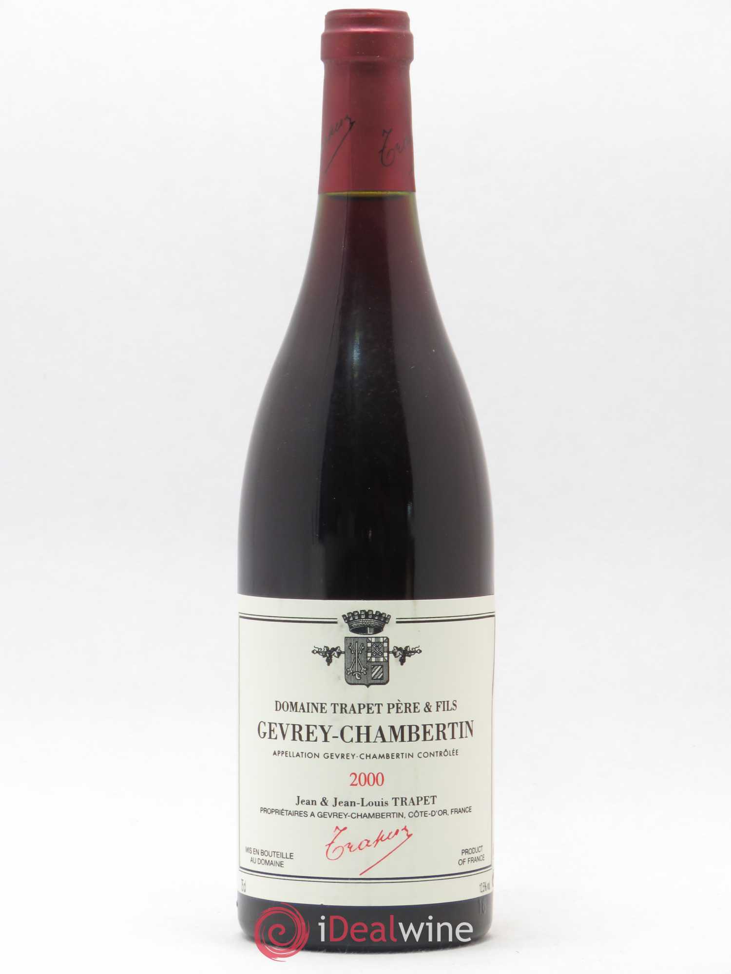 Gevrey-Chambertin Domaine Trapet 2000 - Lot de 1 bouteille - 0