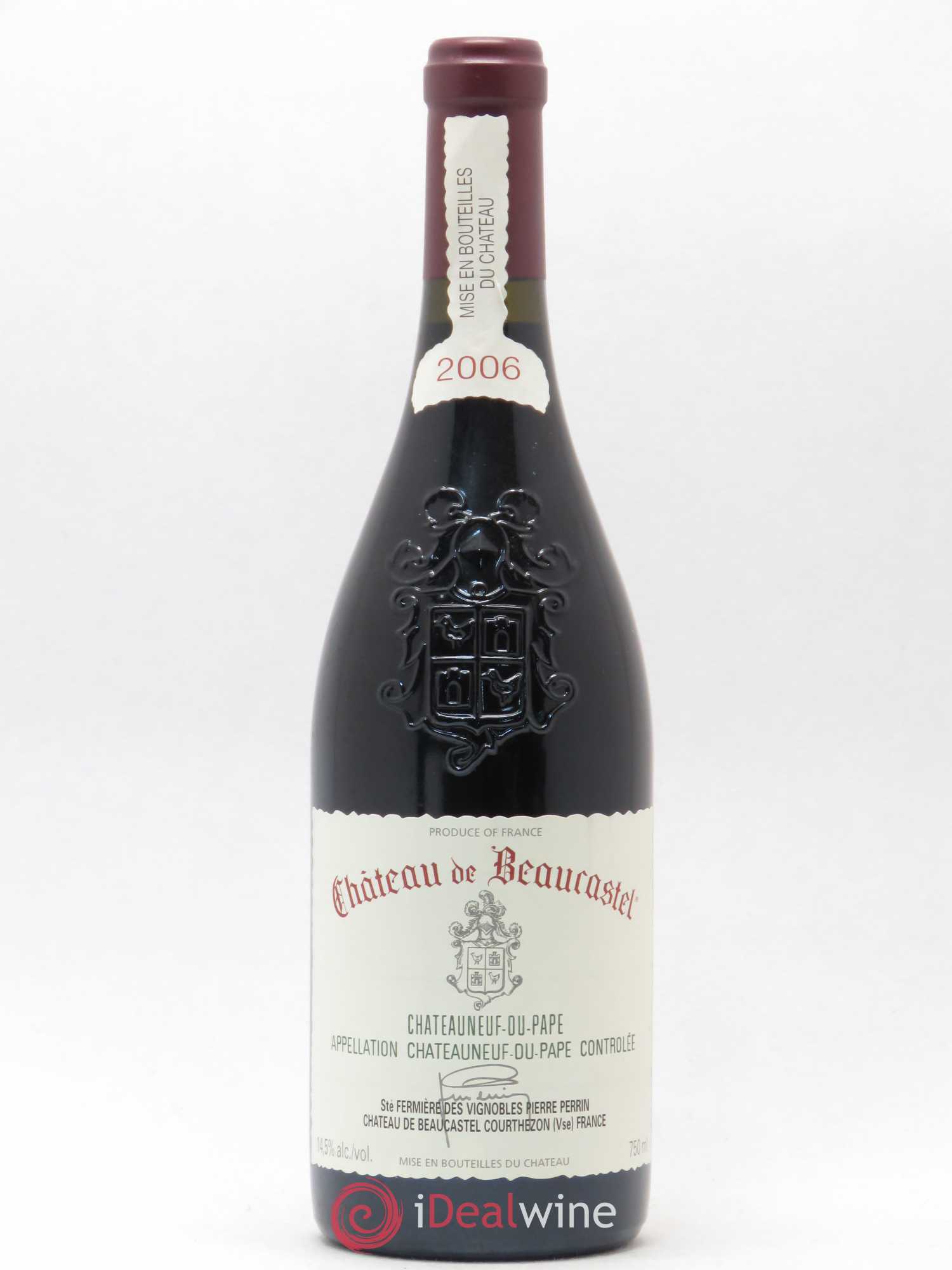 Châteauneuf-du-Pape Château de Beaucastel Famille Perrin 2006 - Lot de 1 bouteille - 0