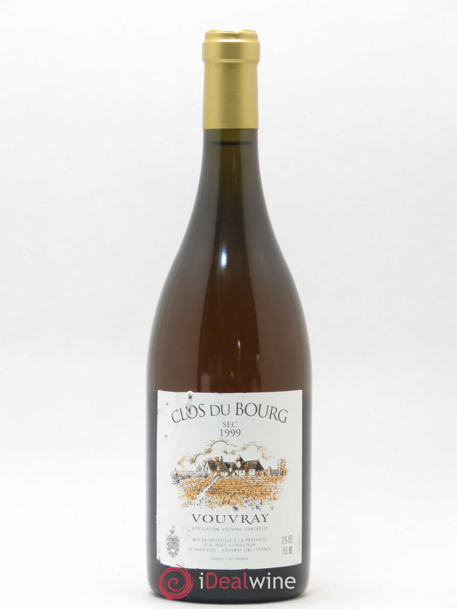 Vouvray Clos du Bourg Sec Domaine Huet 1999 - Lot de 1 bouteille - 0