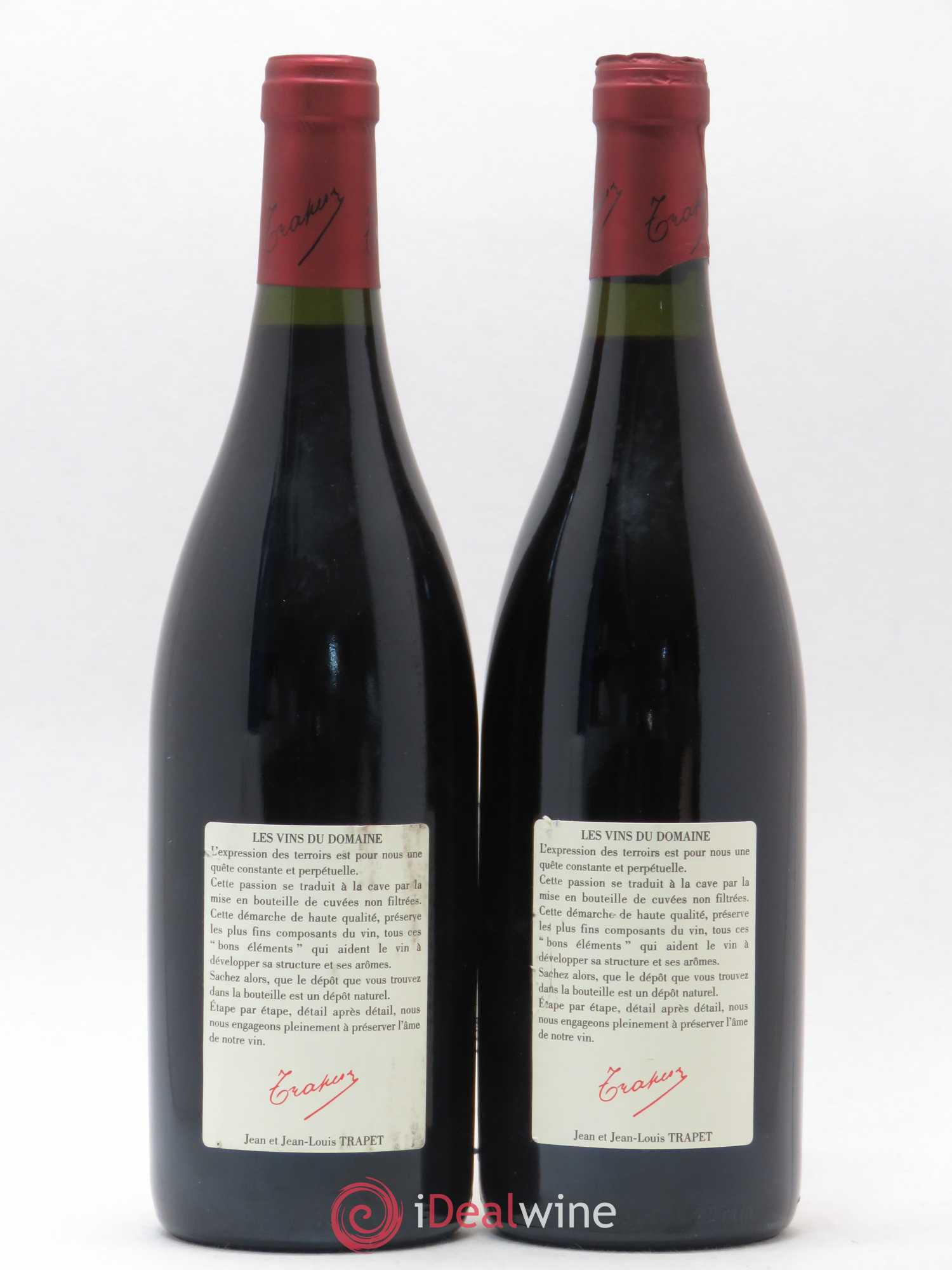 Chambertin Grand Cru Domaine Trapet 1999 - Lot de 2 bouteilles - 1