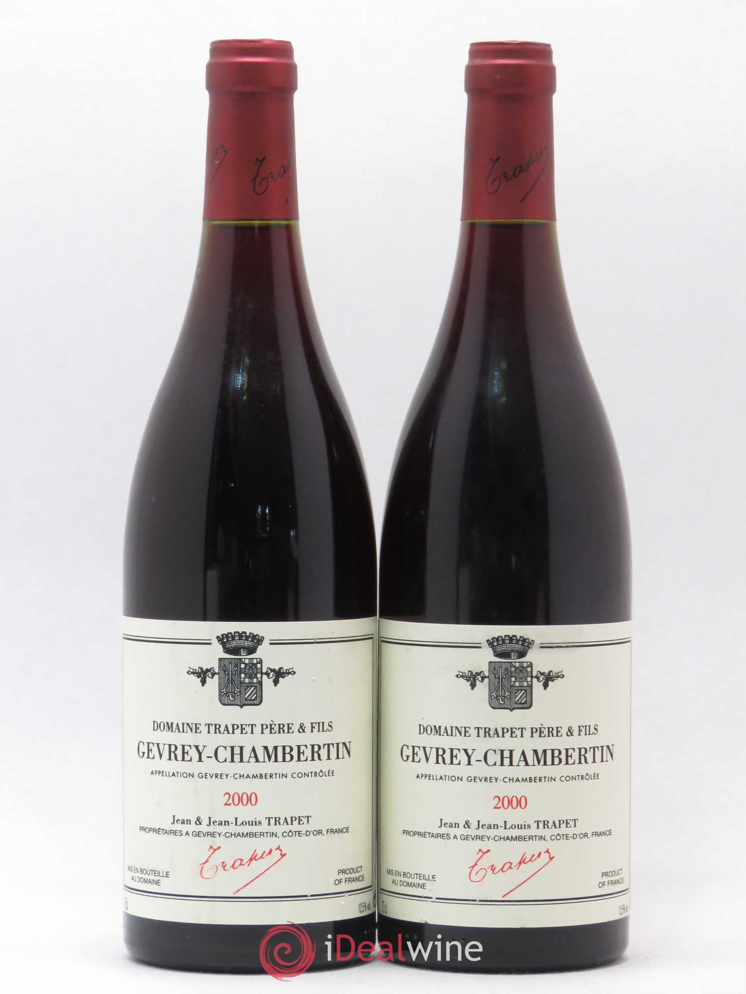 Gevrey-Chambertin Domaine Trapet 2000 - Lot de 2 bouteilles - 0