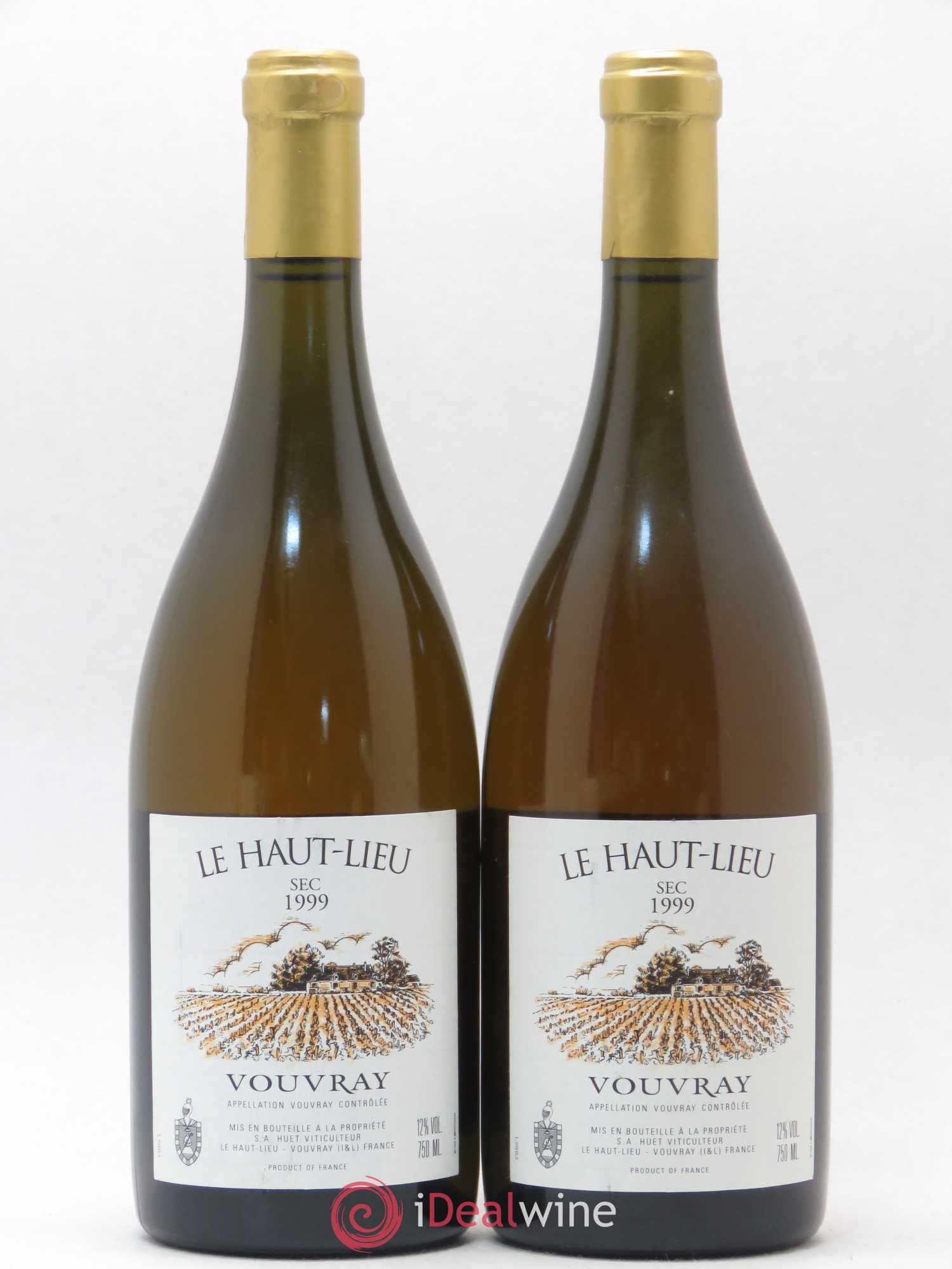 Vouvray Le Haut-Lieu Sec Domaine Huet 1999 - Lot de 2 bouteilles - 0