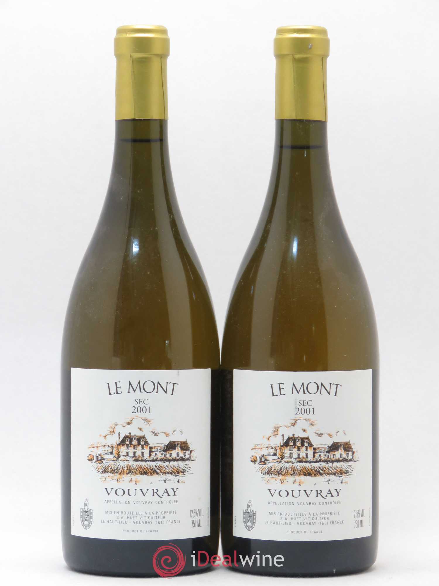Vouvray Le Mont Sec Domaine Huet 2001 - Lot de 2 bouteilles - 0