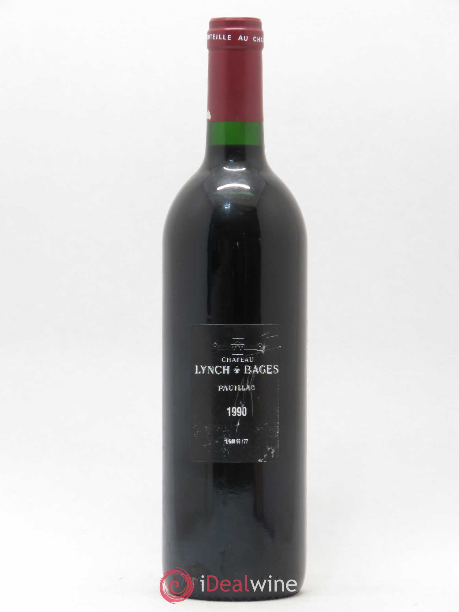 Château Lynch Bages 5ème Grand Cru Classé 1990 - Lot de 1 bouteille - 1