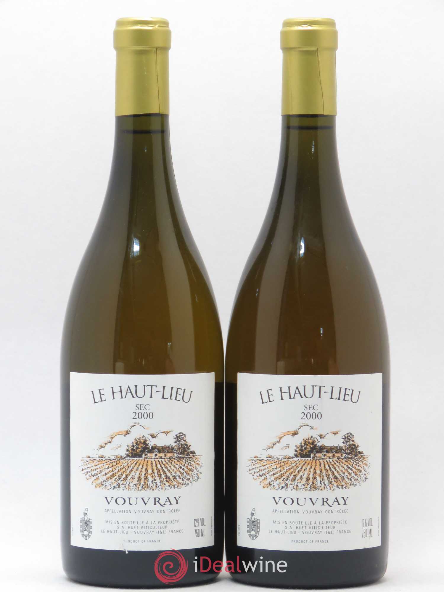 Vouvray Le Haut-Lieu Sec Domaine Huet 2000 - Lot de 2 bouteilles - 0