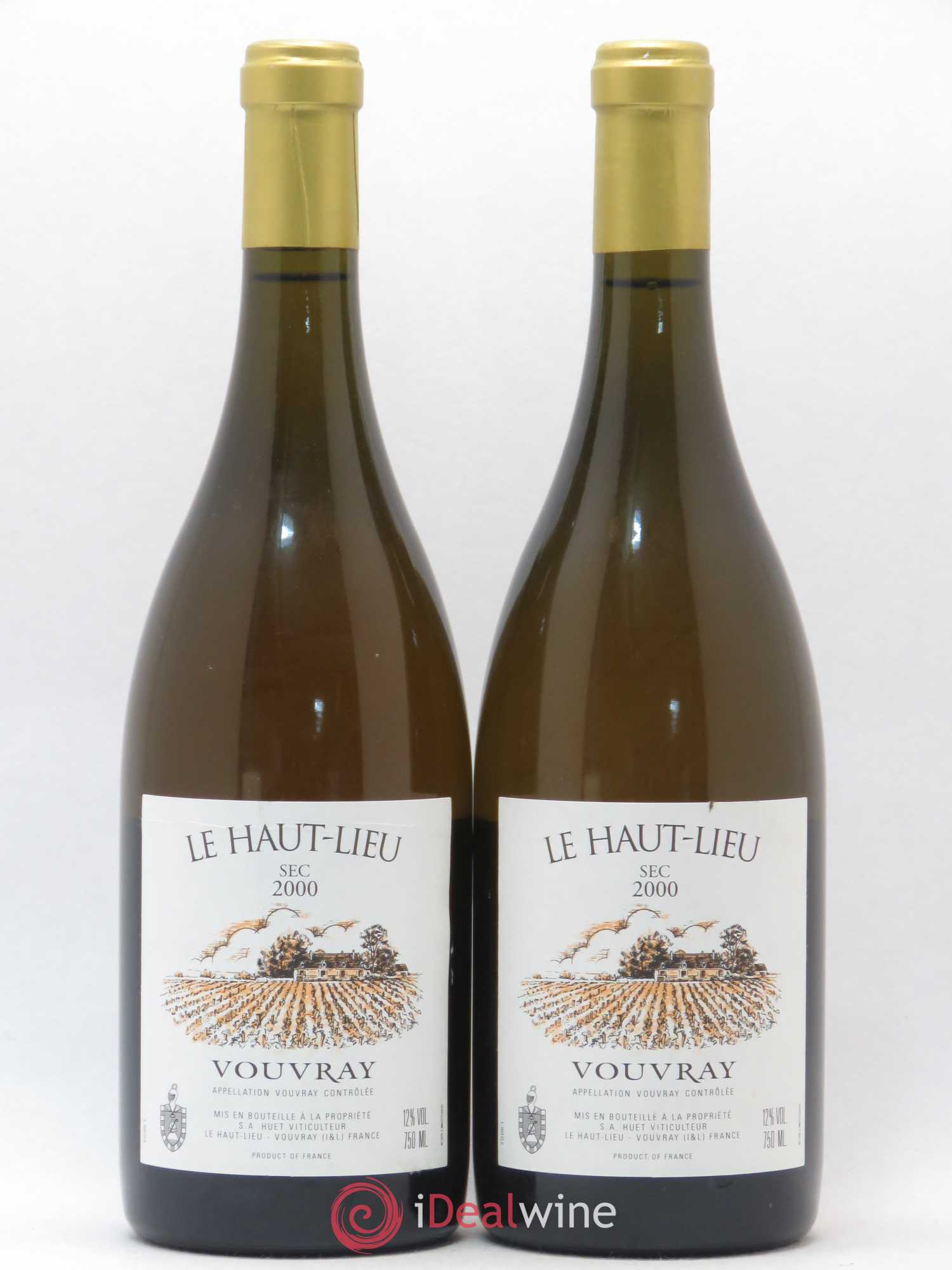 Vouvray Le Haut-Lieu Sec Domaine Huet 2000 - Lot de 2 bouteilles - 0