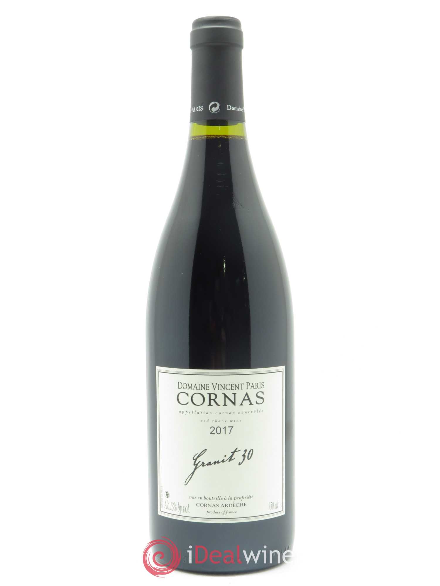 Cornas Granit 30 Vincent Paris 2017 - Lot de 1 bouteille - 0