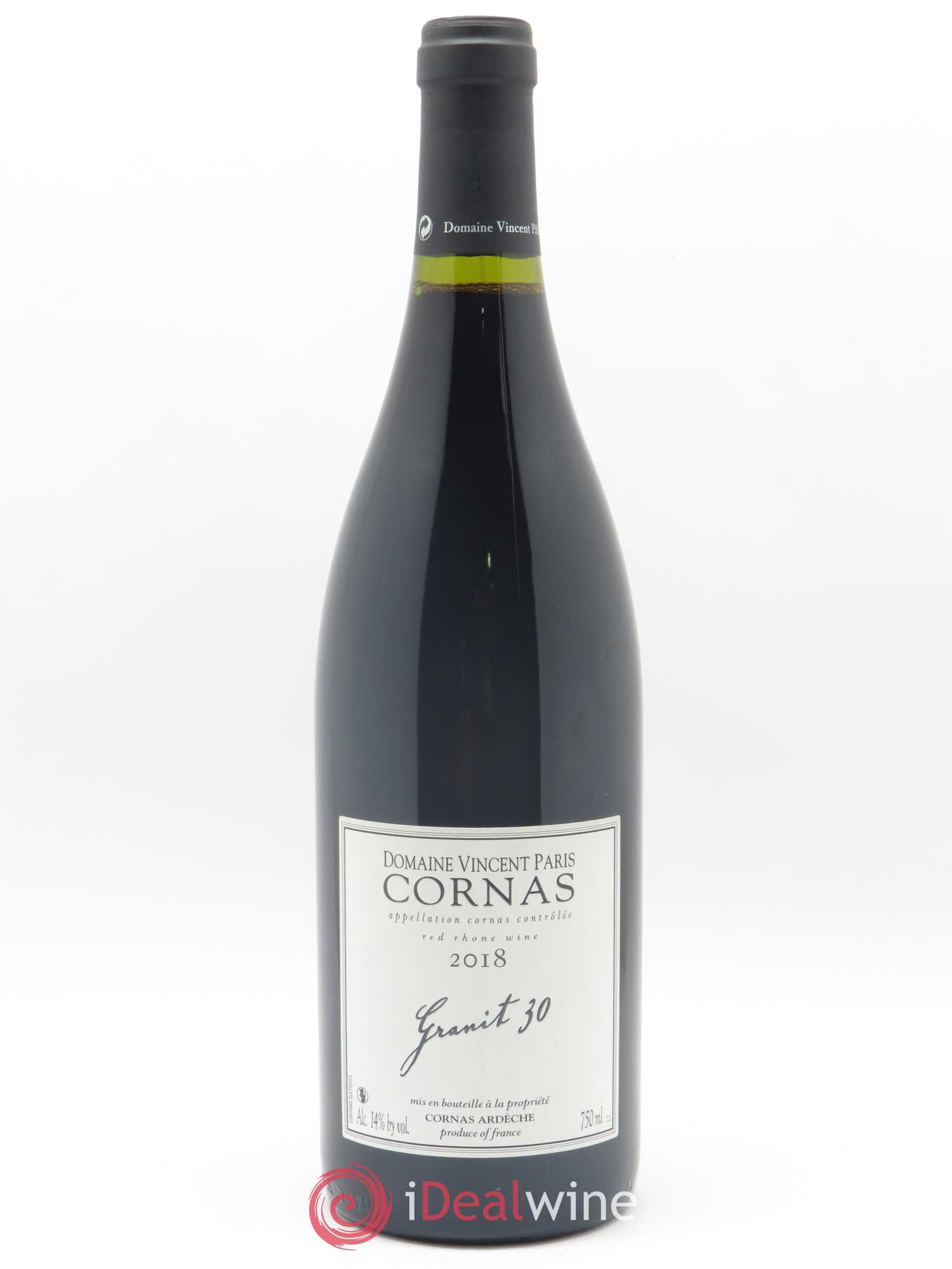 Cornas Granit 30 Vincent Paris 2018 - Lot de 1 bouteille - 0
