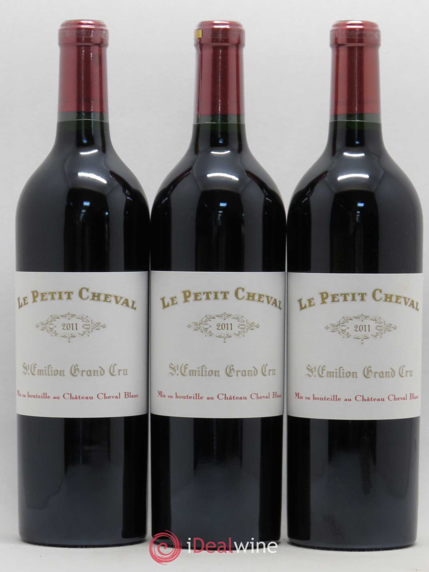 Le Petit Cheval Second Vin 2011 - Lot de 3 bouteilles - 0