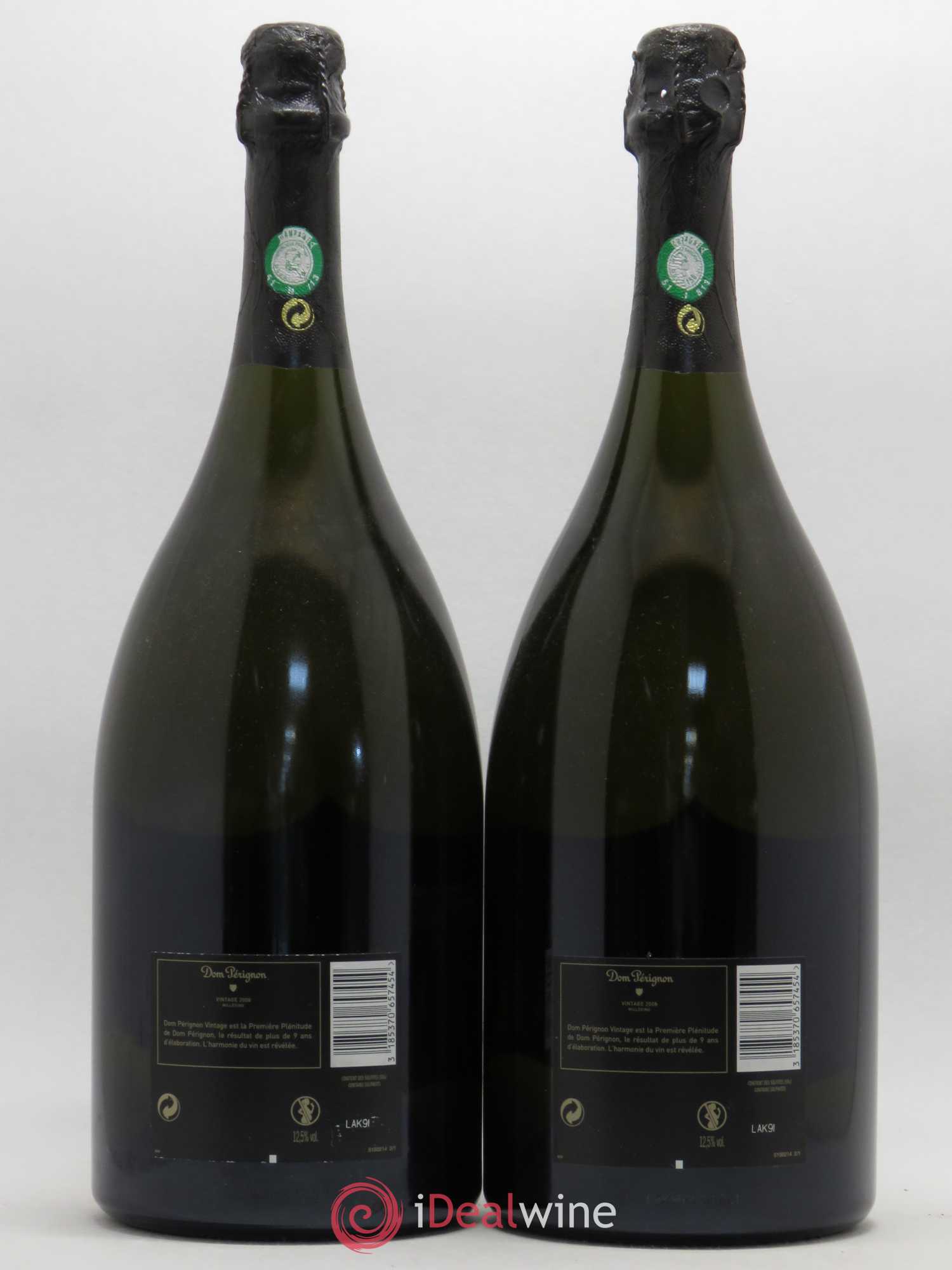 Brut Dom Pérignon 2008 - Lot de 2 magnums - 1