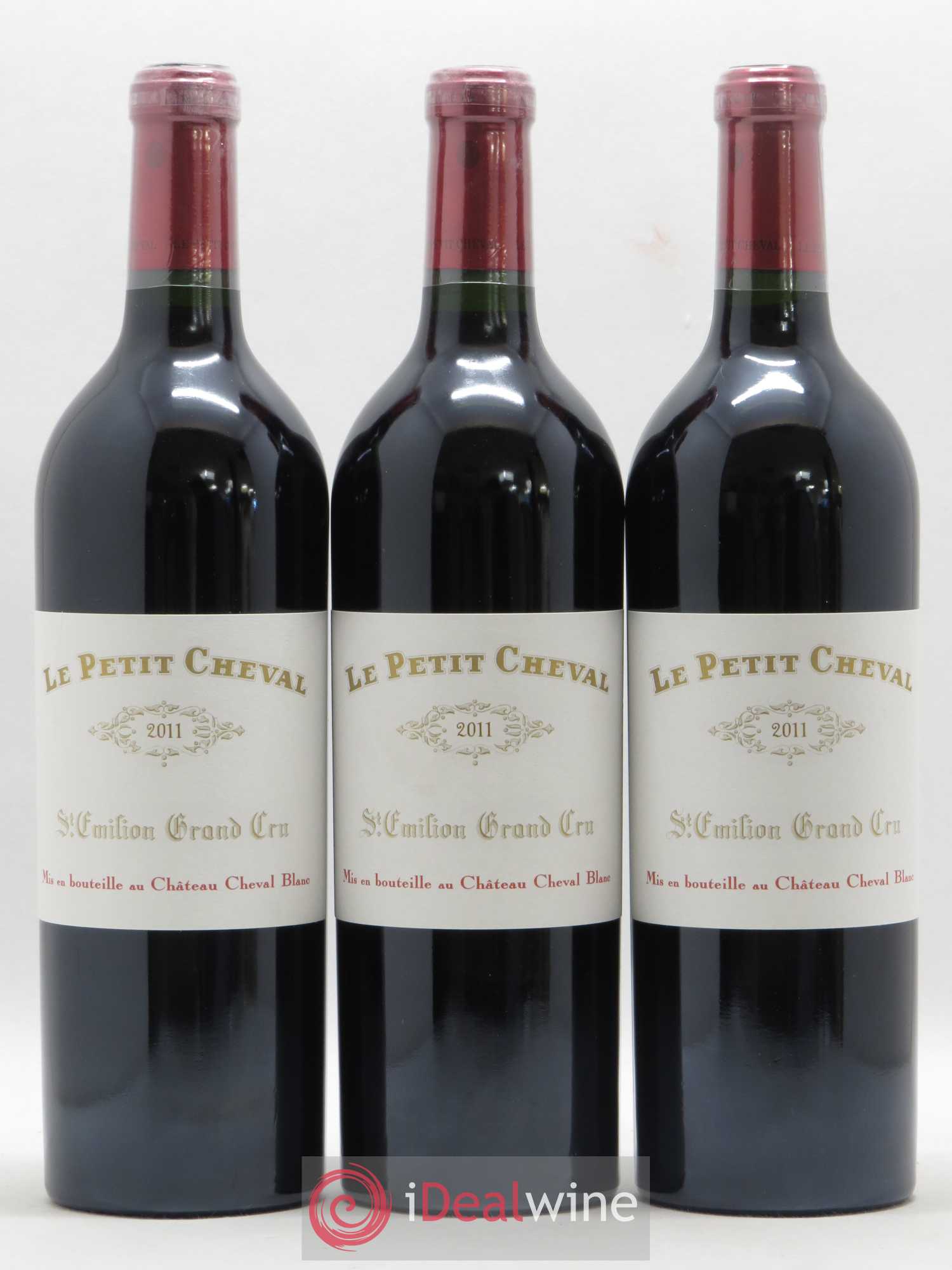Le Petit Cheval Second Vin 2011 - Lot de 3 bouteilles - 0