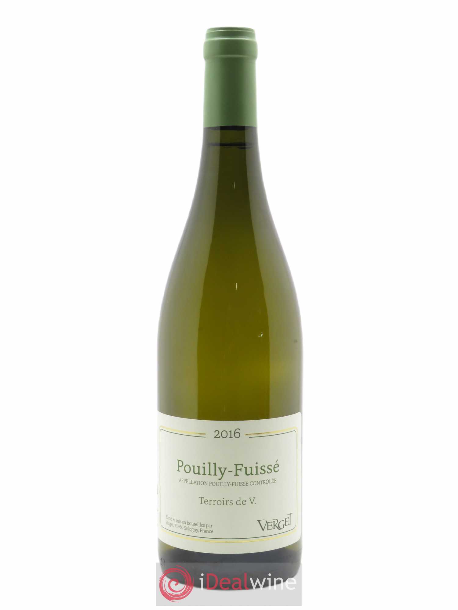Pouilly-Fuissé Terroirs de Vergisson Verget 2016 - Posten von 1 Flasche - 0