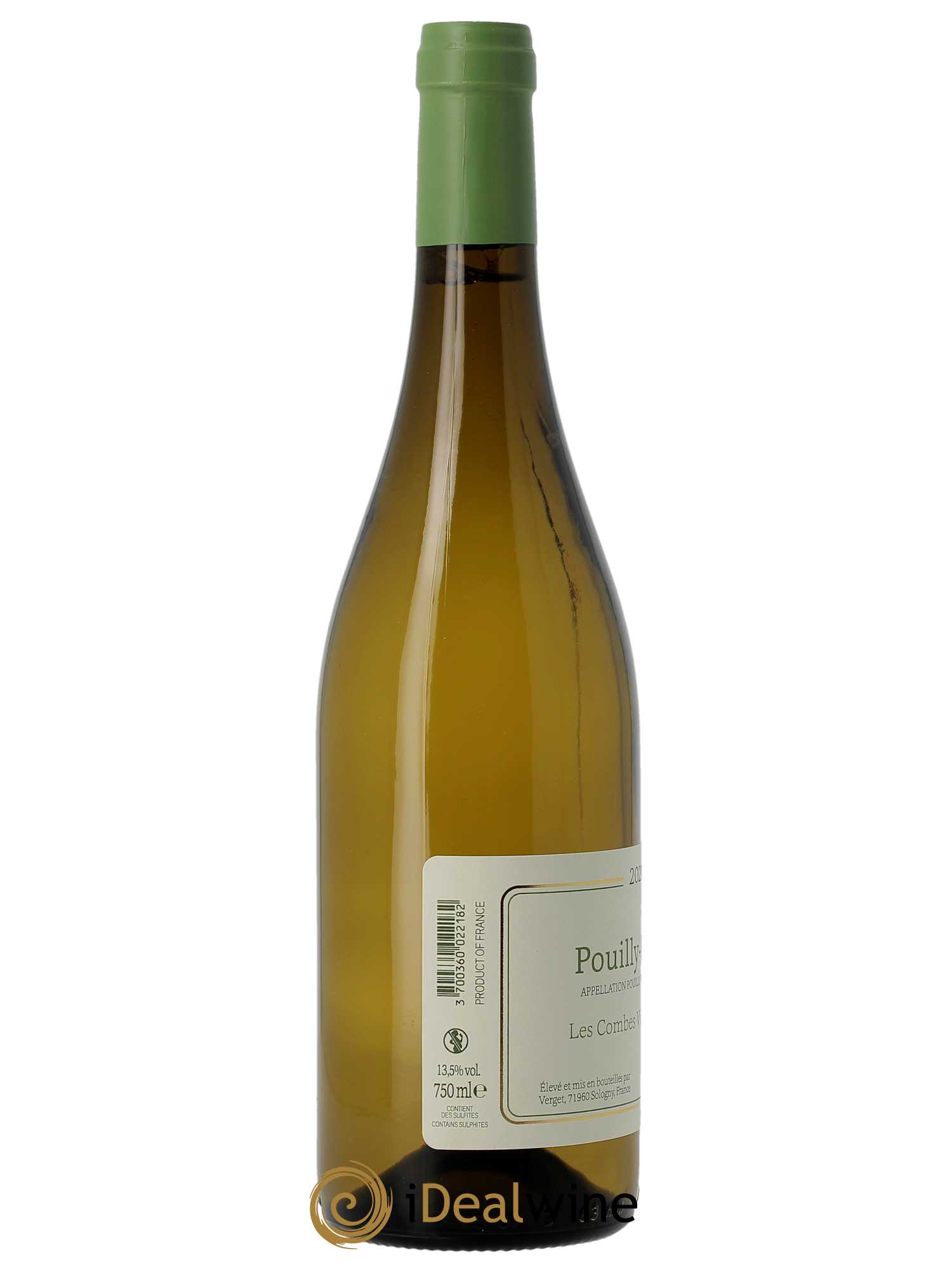 Pouilly-Fuissé Les Combes Vieilles Vignes Verget 2022 - Lot de 1 bouteille - 1