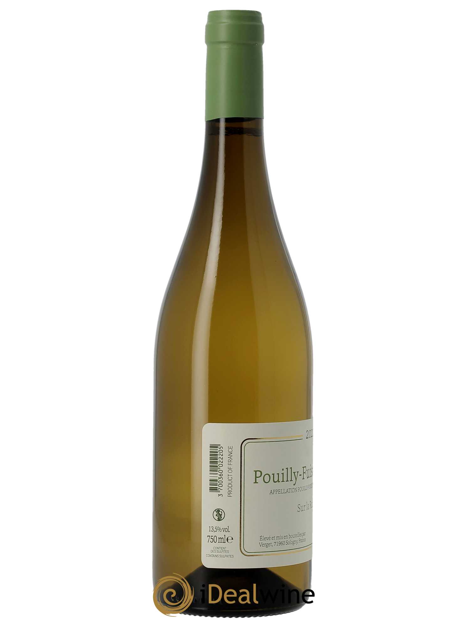 Pouilly-Fuissé 1er Cru Sur la roche Verget 2022 - Lot de 1 bouteille - 1