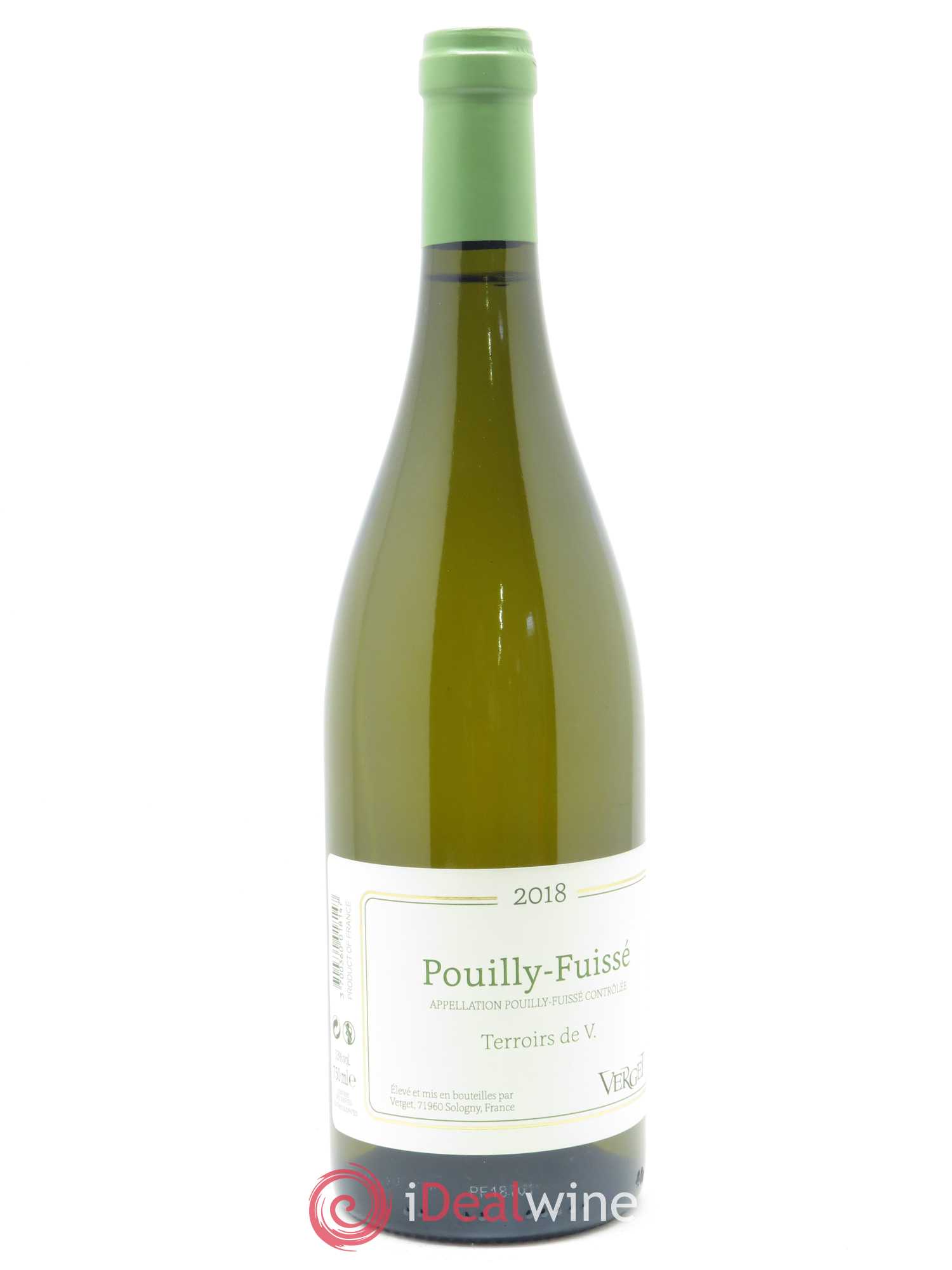 Pouilly-Fuissé Terroirs de Vergisson Verget 2018 - Lot de 1 bouteille - 0