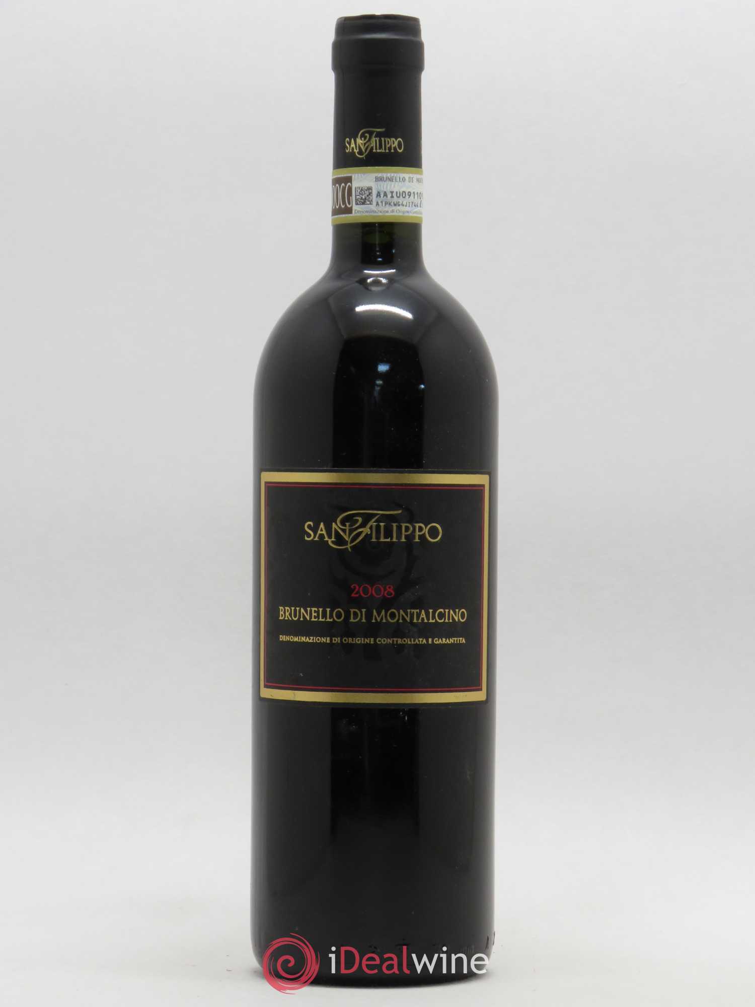 Brunello di Montalcino San Filippo 2008 - Lot de 1 bouteille - 0