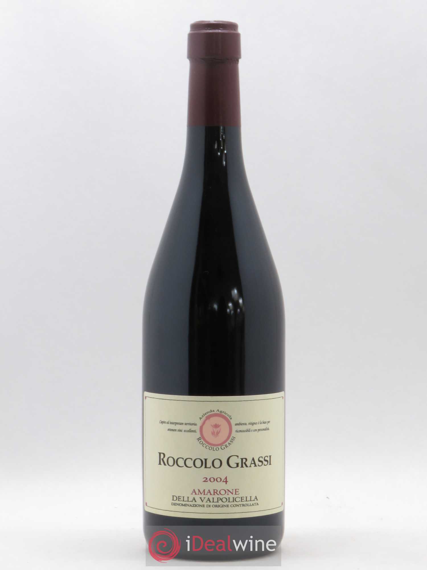 Amarone della Valpolicella DOC Rocolo Grassi 2004 - Lot of 1 bottle - 0