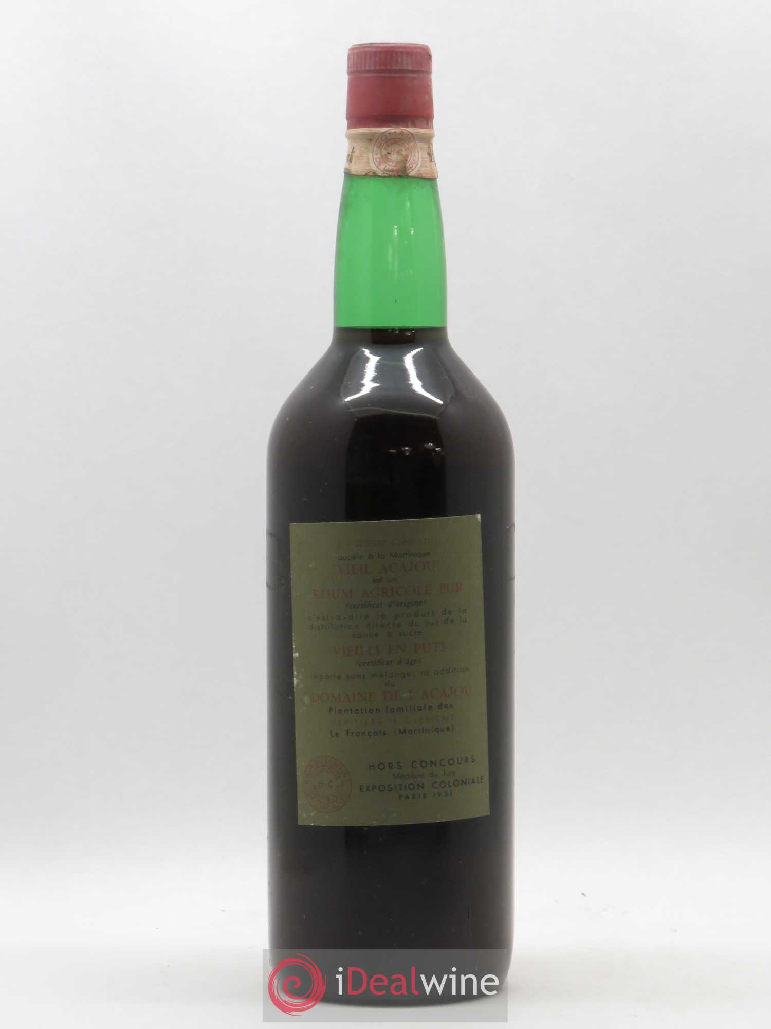 Rhum Clément 6 ans d'âge - Lot de 1 bouteille - 1