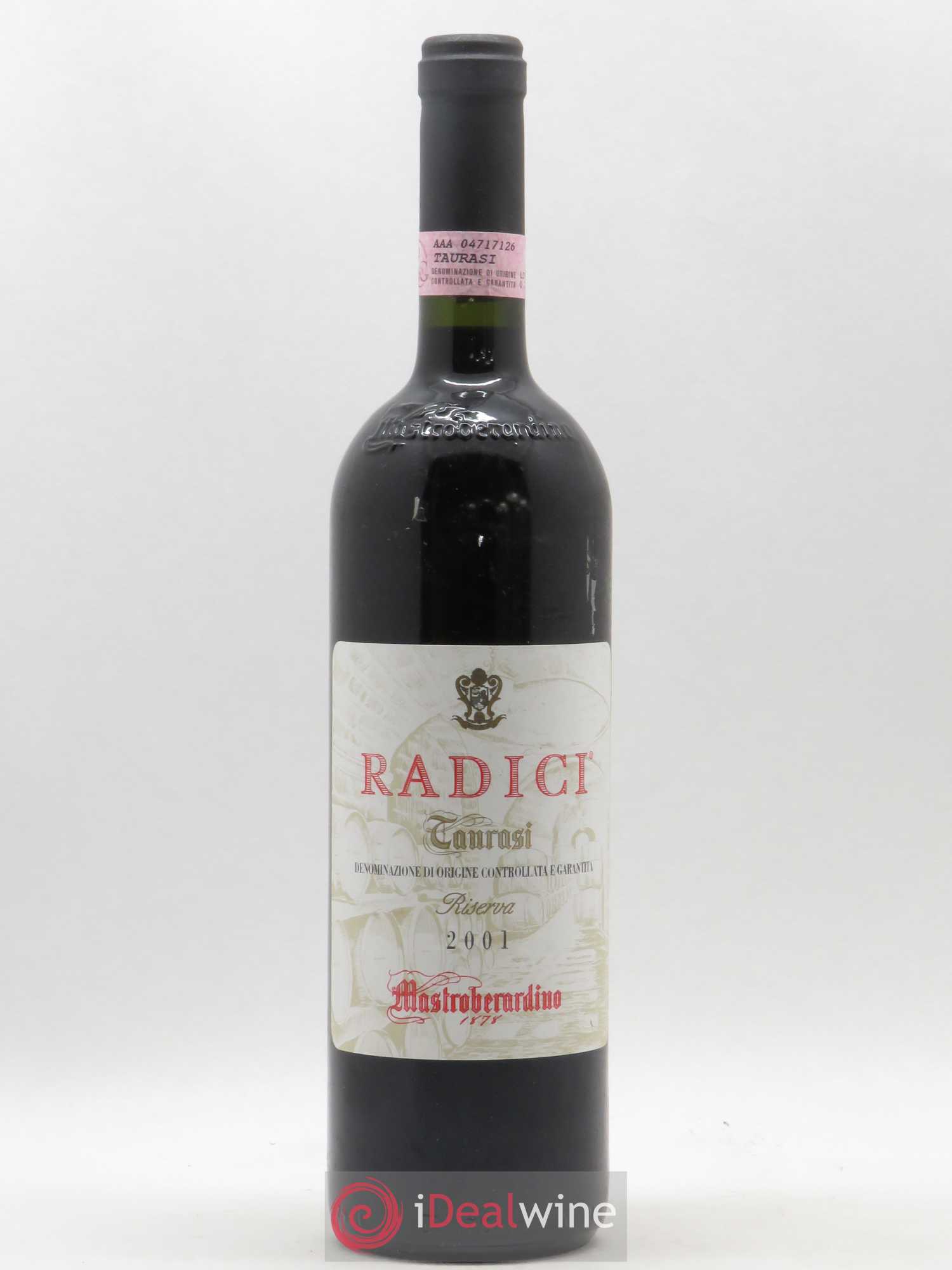 Taurasi DOCG Radici Riserva Mastroberardino 2001 - Lot de 1 bouteille - 0
