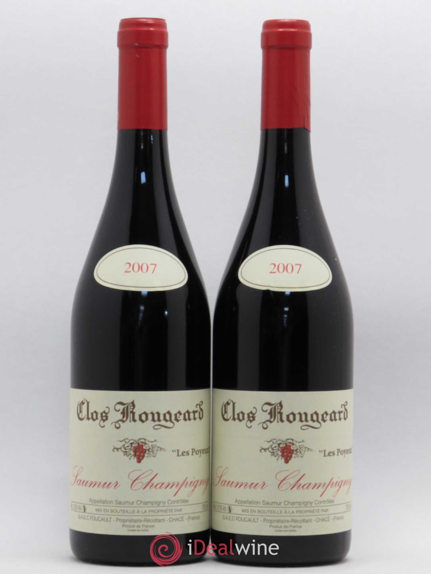 Saumur-Champigny Les Poyeux Clos Rougeard 2007 - Lot de 2 bouteilles - 0
