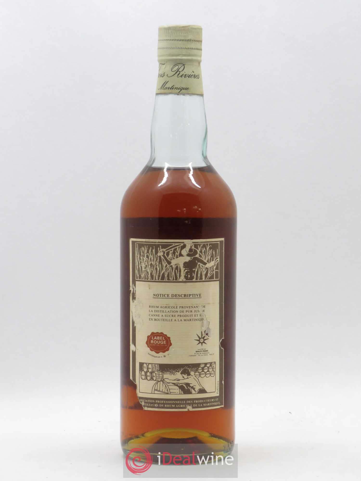 Rhum Vieux Trois Rivieres 1970 - Lot de 1 bouteille - 1