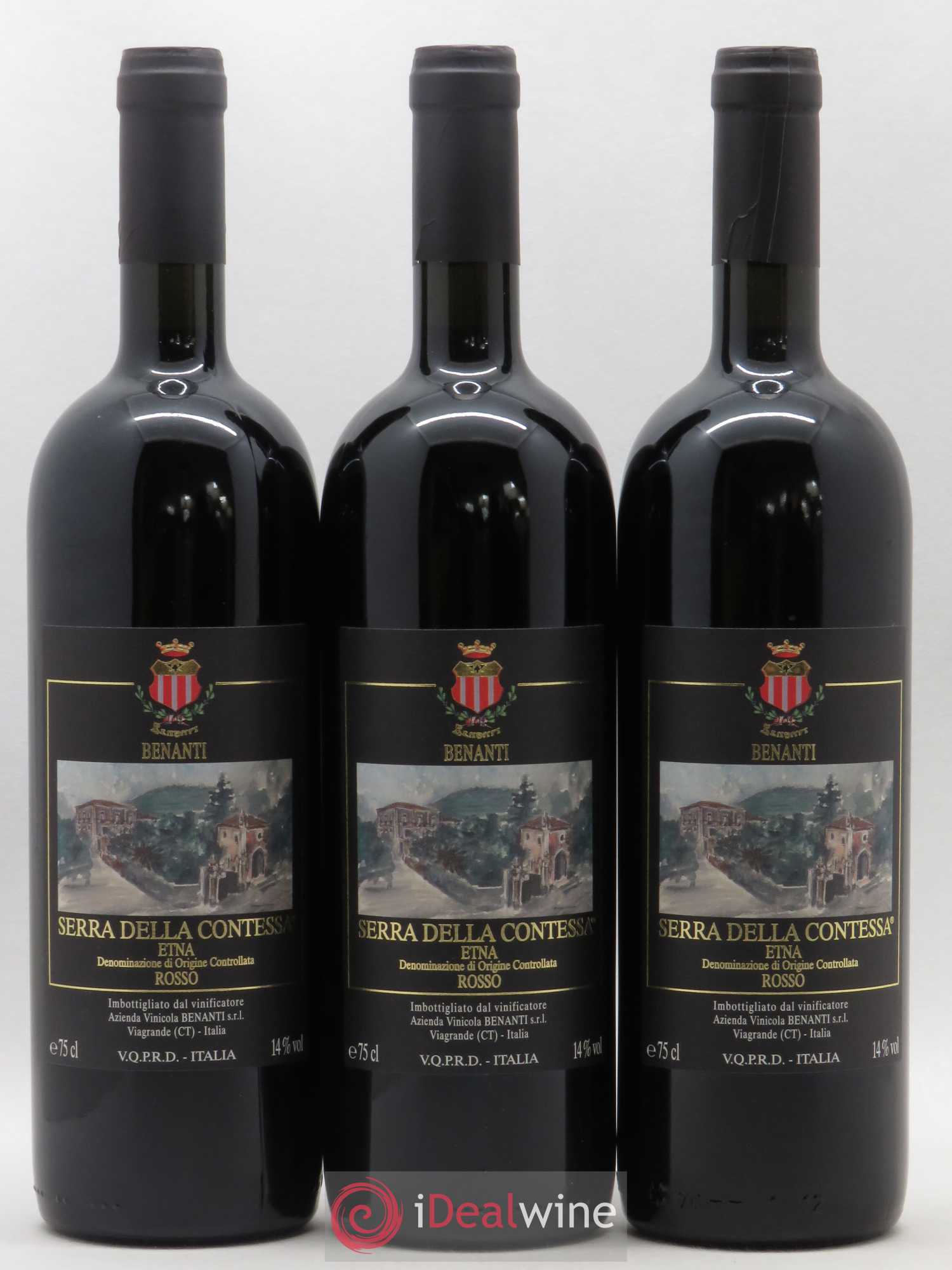 IGT Sicile Serra della Contessa Benanti Etna Rosso 2003 - Posten von 3 Flaschen - 0