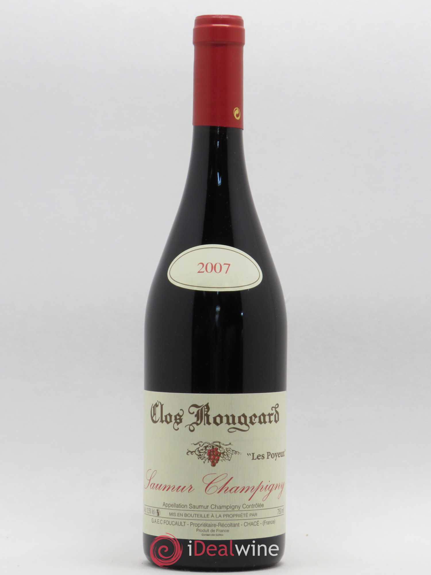Saumur-Champigny Les Poyeux Clos Rougeard 2007 - Lot de 1 bouteille - 0