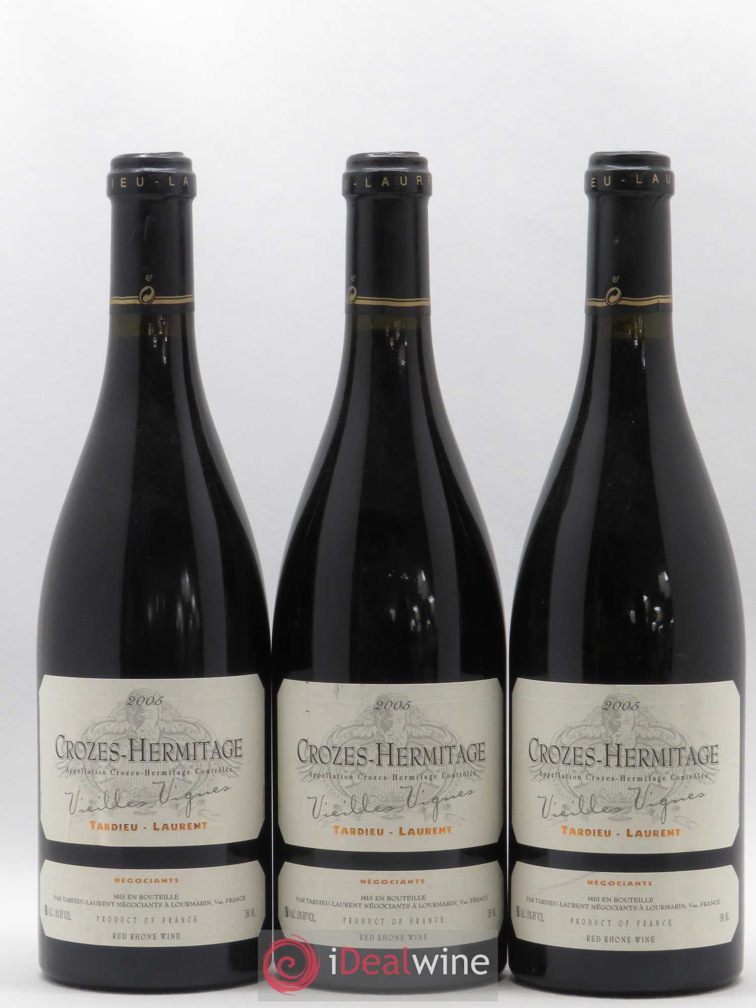 Crozes-Hermitage Vieilles Vignes Maison Tardieu-Laurent 2005 - Lot de 3 bouteilles - 0