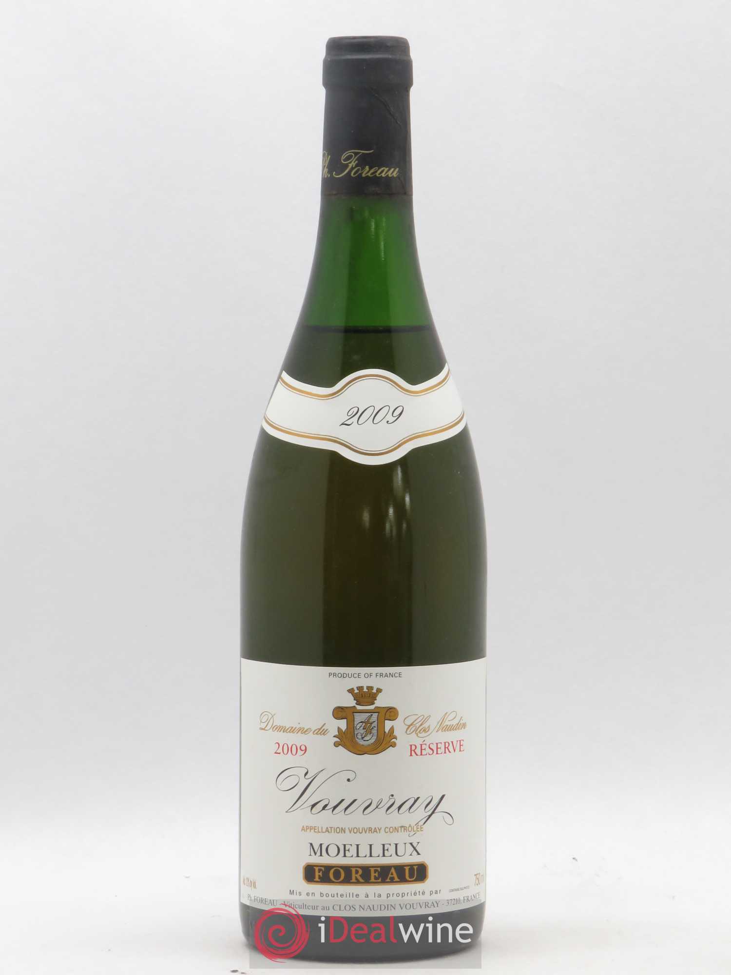 Vouvray Moelleux Réserve Clos Naudin - Philippe Foreau 2009 - Lotto di 1 bottiglia - 0