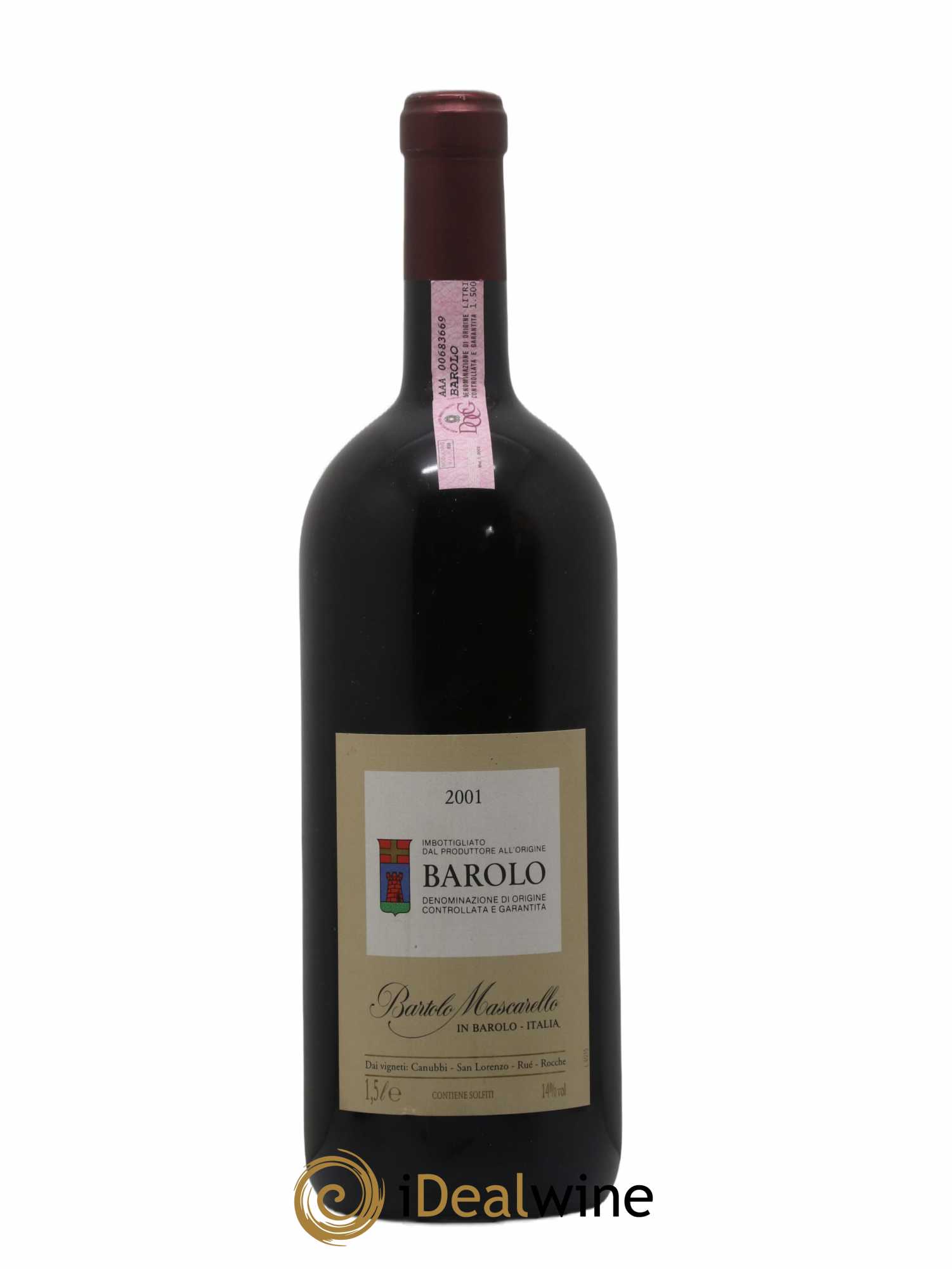Barolo DOCG Bartolo Mascarello 2001 - Lot de 1 magnum - 0
