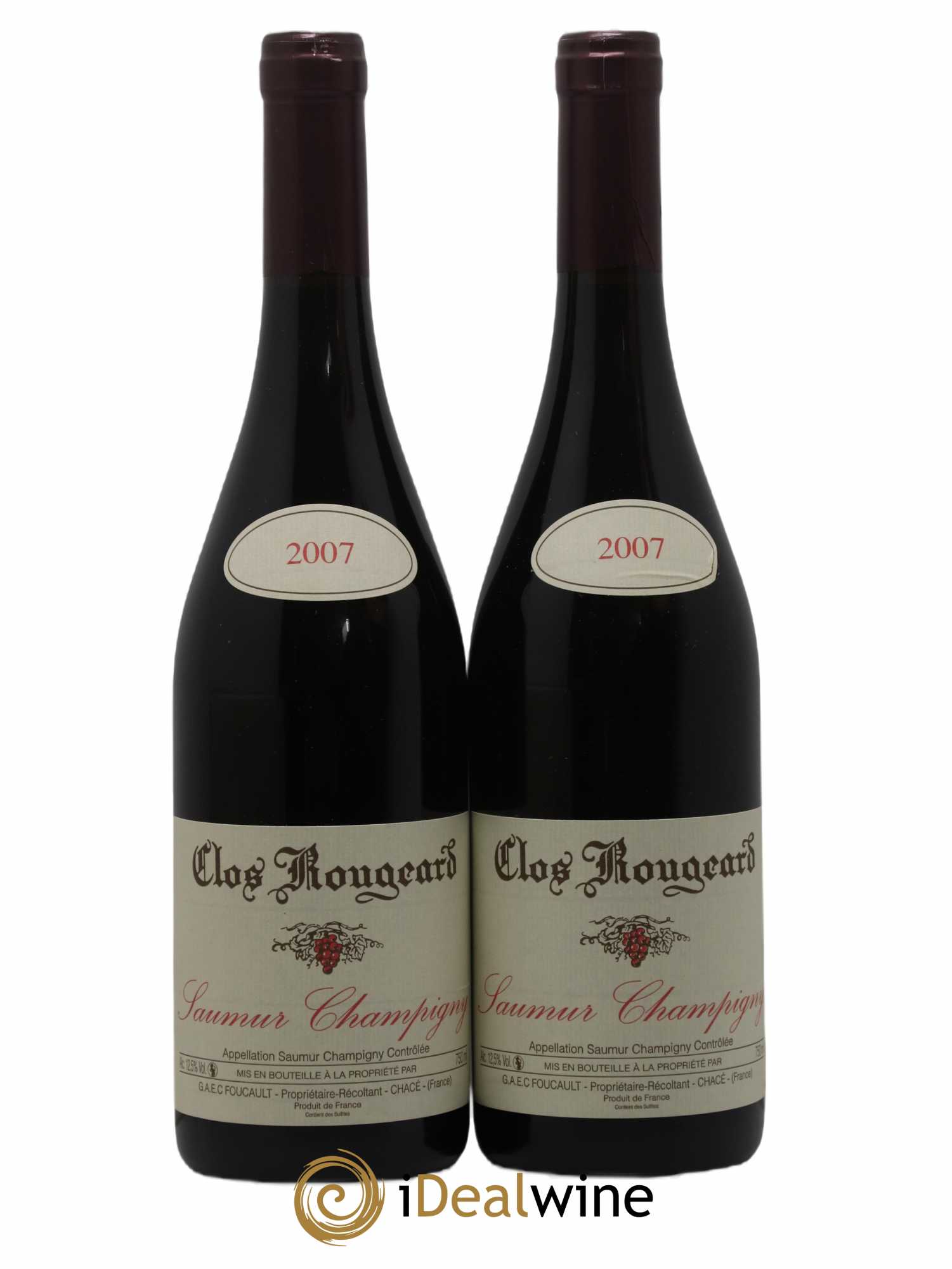 Saumur-Champigny Clos Rougeard 2007 - Lot of 2 bottles - 0