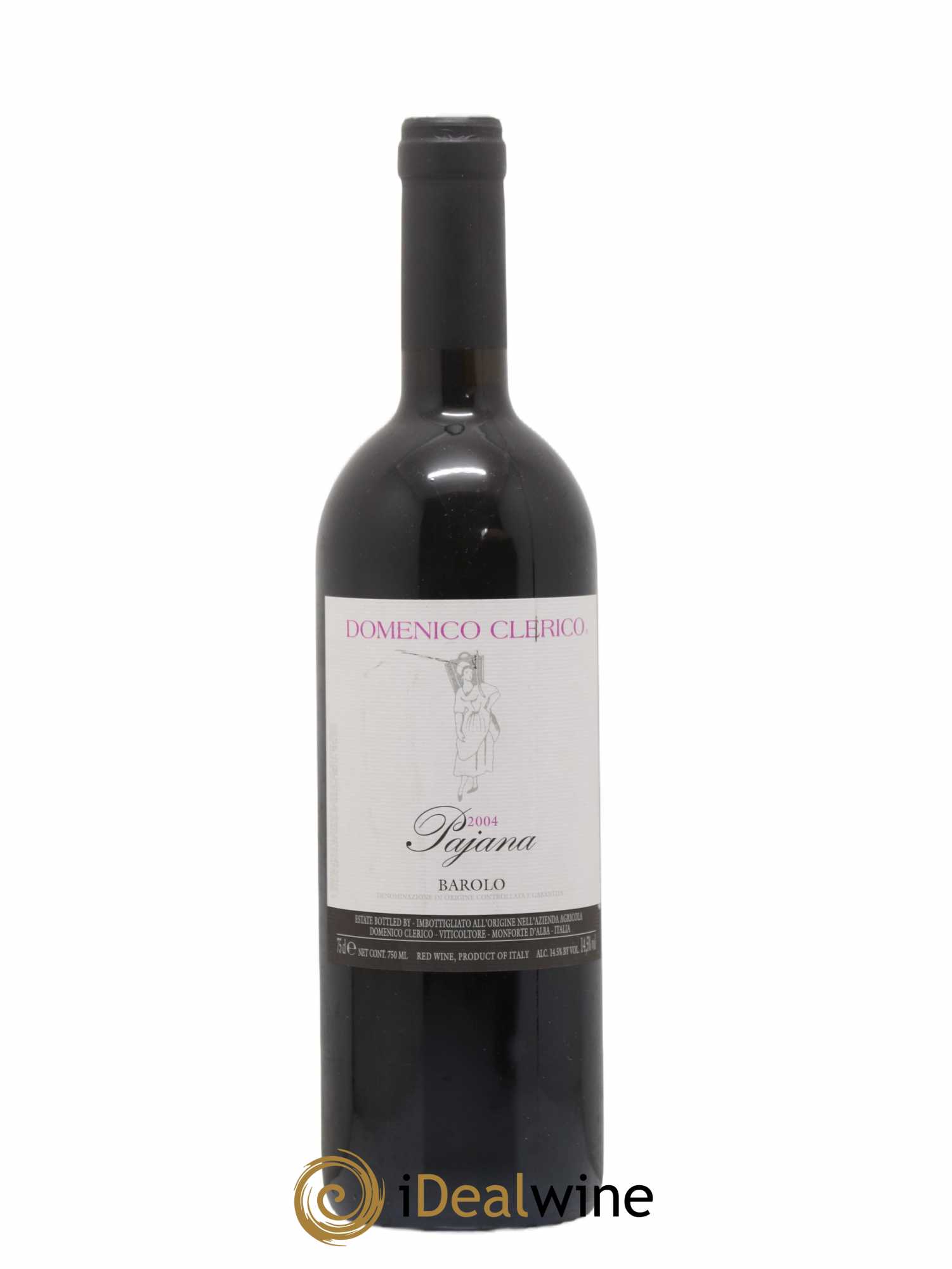 Barolo DOCG Pajana Domenico Clerico 2004 - Lot de 1 bouteille - 0