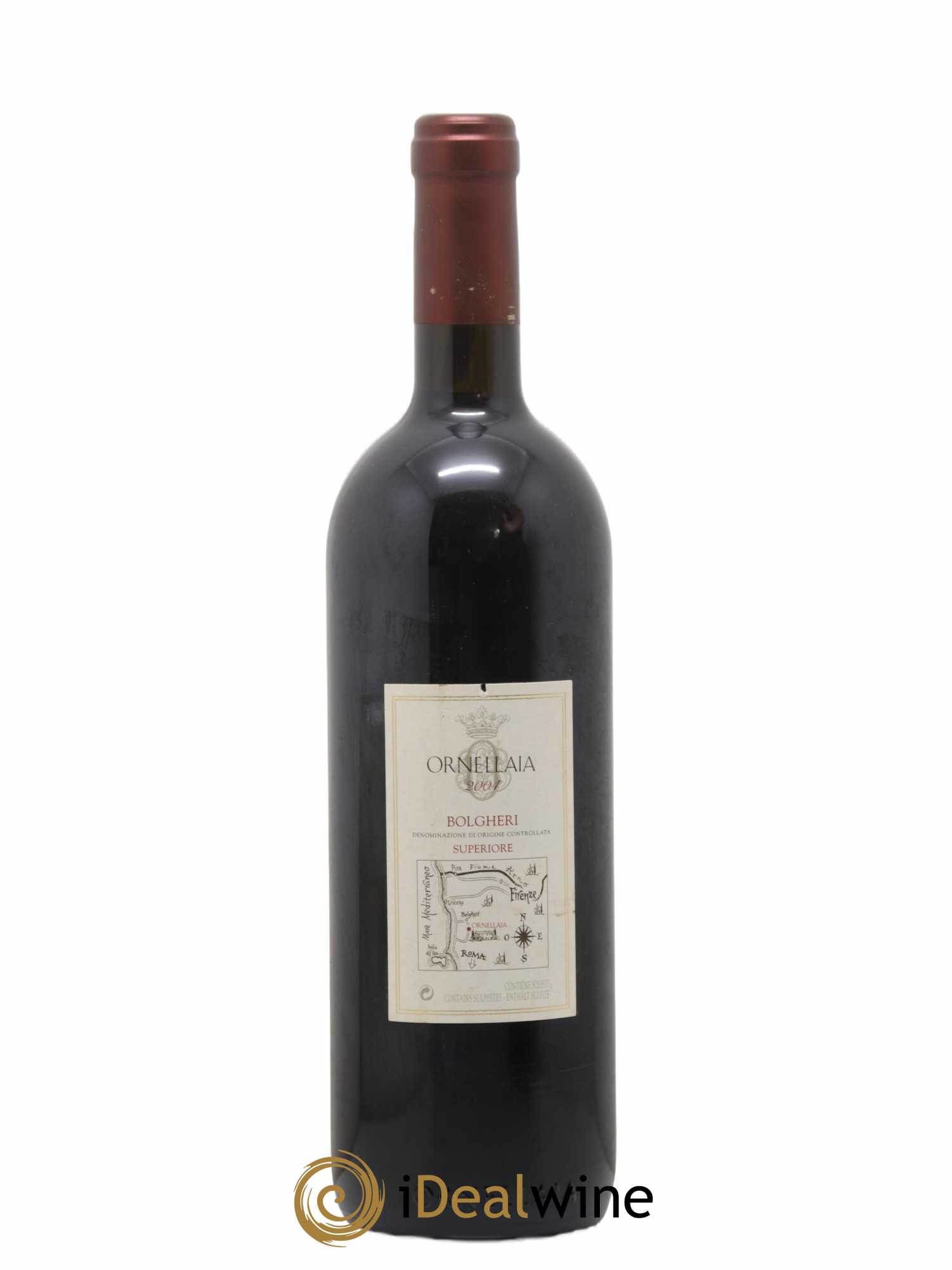 Bolgheri DOC Superiore Ornellaia Tenuta Dell'Ornellaia - Frescobaldi 2004 - Lot de 1 bouteille - 1