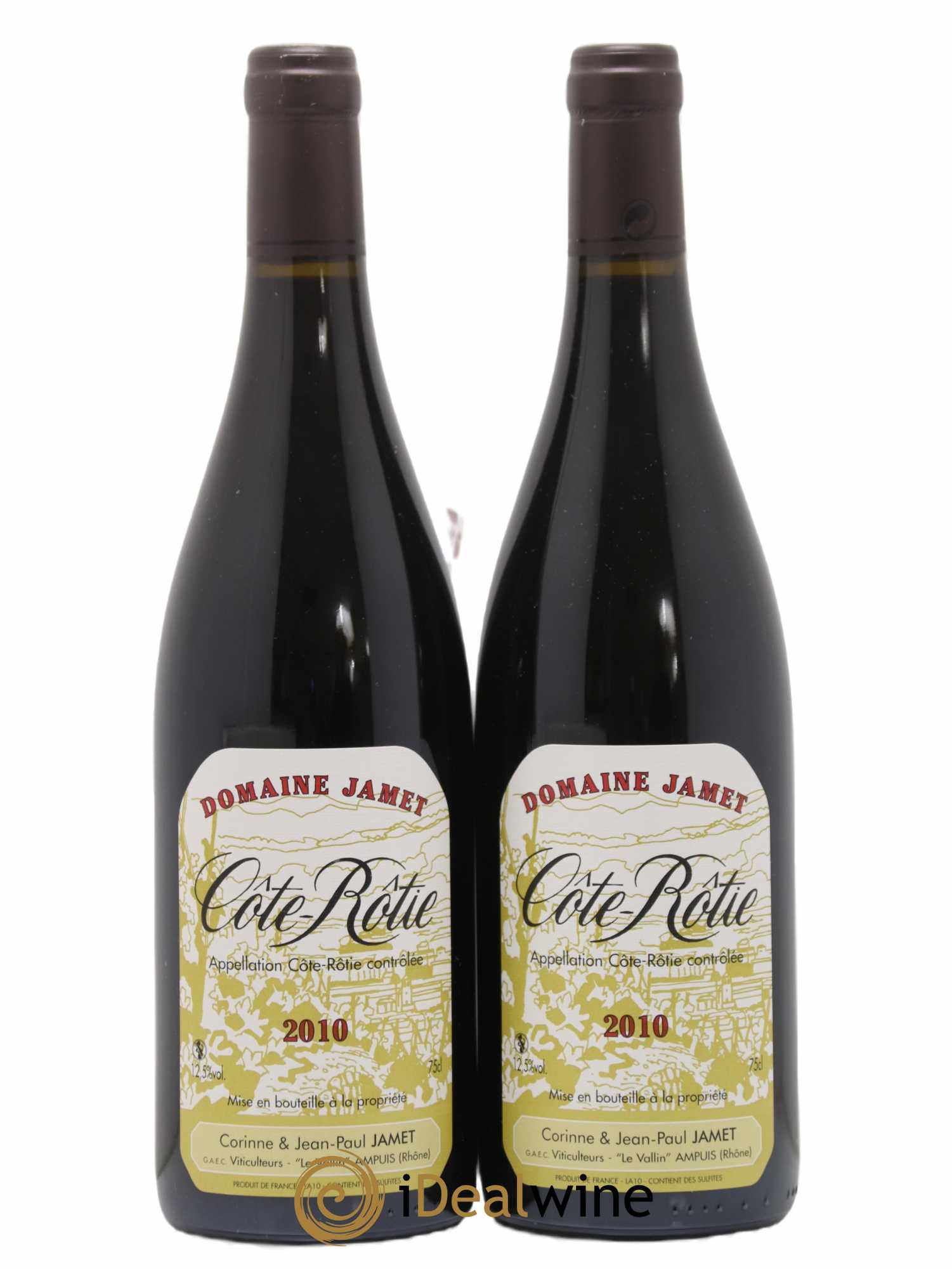 Côte-Rôtie Jamet (Domaine) 2010 - Lot de 2 bouteilles - 0