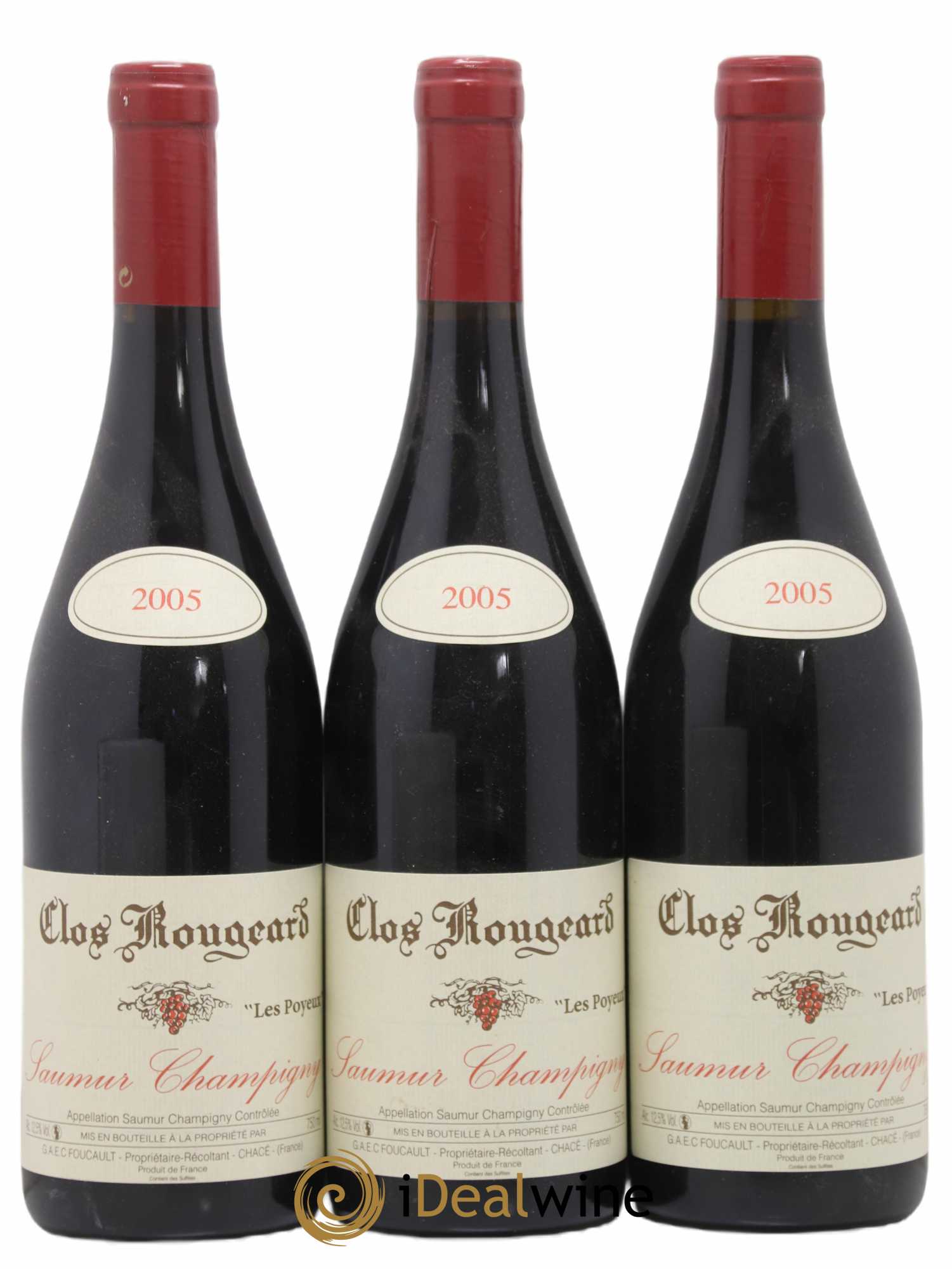 Saumur-Champigny Les Poyeux Clos Rougeard 2005 - Lot de 3 bouteilles - 0