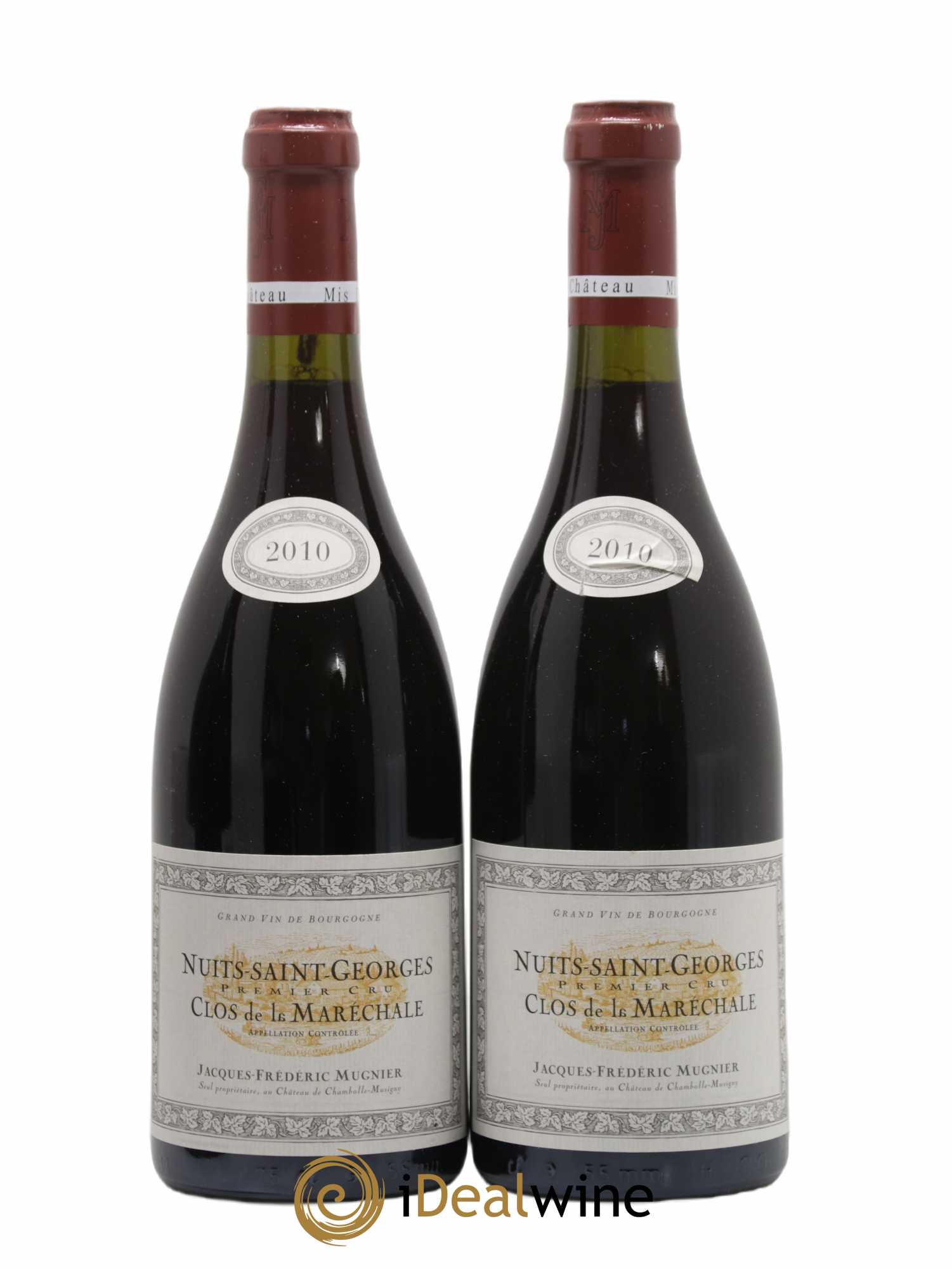 Nuits-Saint-Georges 1er Cru Clos de La Maréchale Jacques-Frédéric Mugnier 2010 - Lot de 2 bouteilles - 0