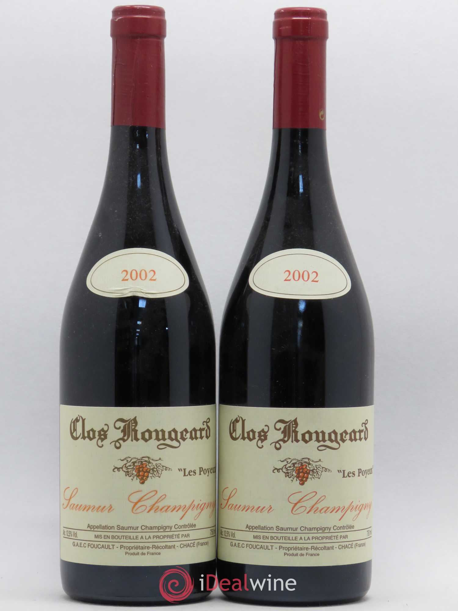 Saumur-Champigny Les Poyeux Clos Rougeard 2002 - Lot de 2 bouteilles - 0