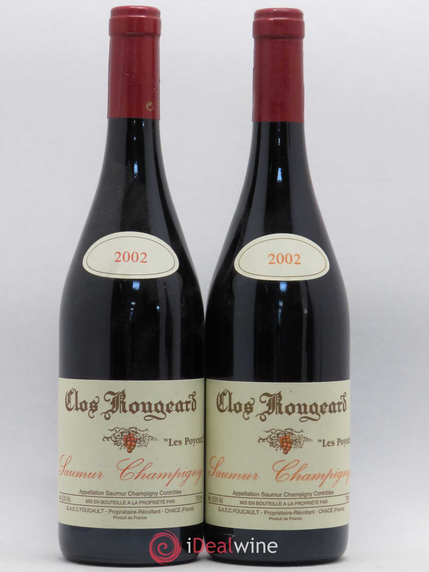 Saumur-Champigny Les Poyeux Clos Rougeard 2002 - Lot de 2 bouteilles - 0