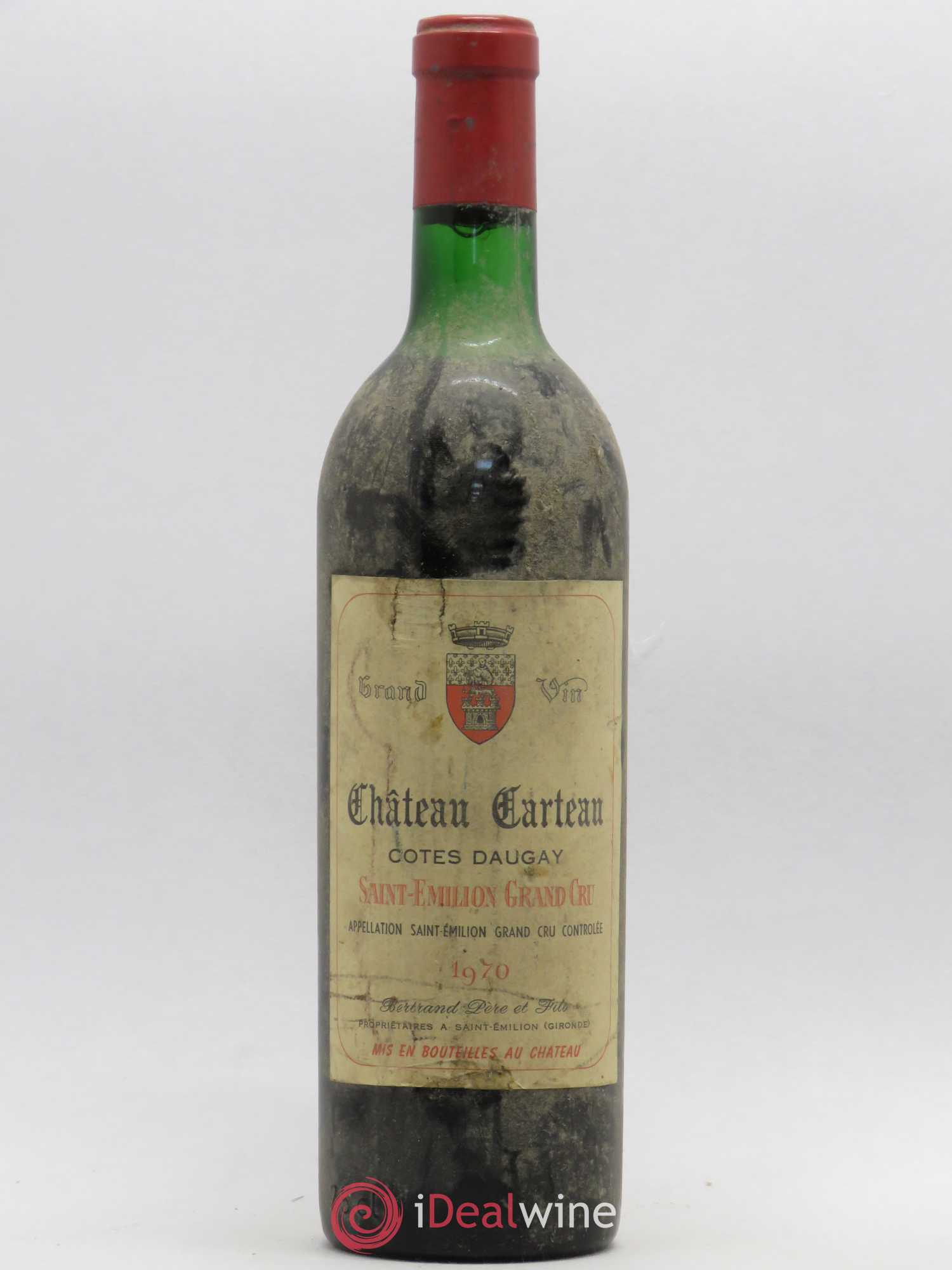 Saint-Émilion Château Carteau Cotes Daugay 1970 - Posten von 1 Flasche - 0