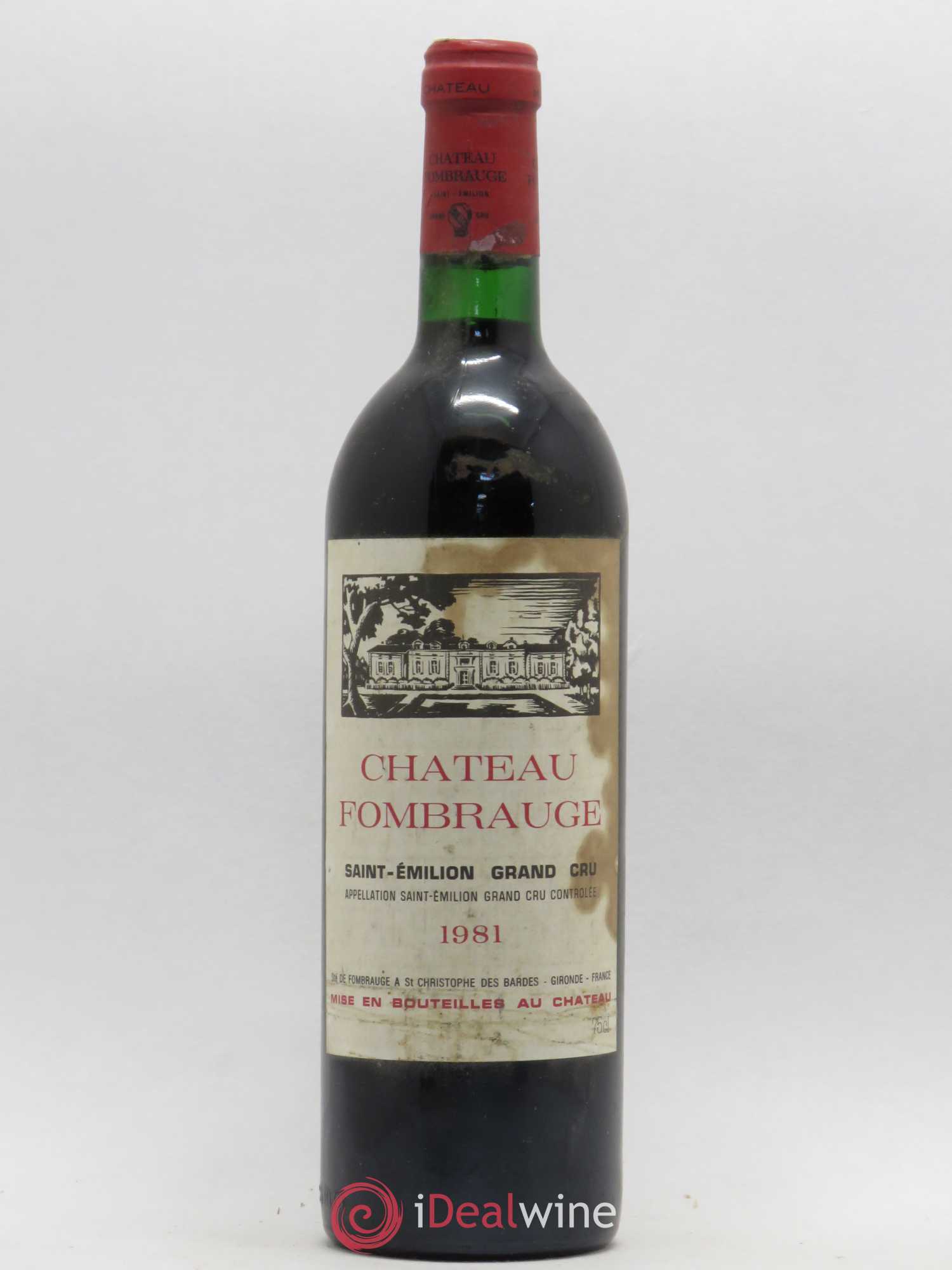 Château Fombrauge Grand Cru Classé 1981 - Lot de 1 bouteille - 0