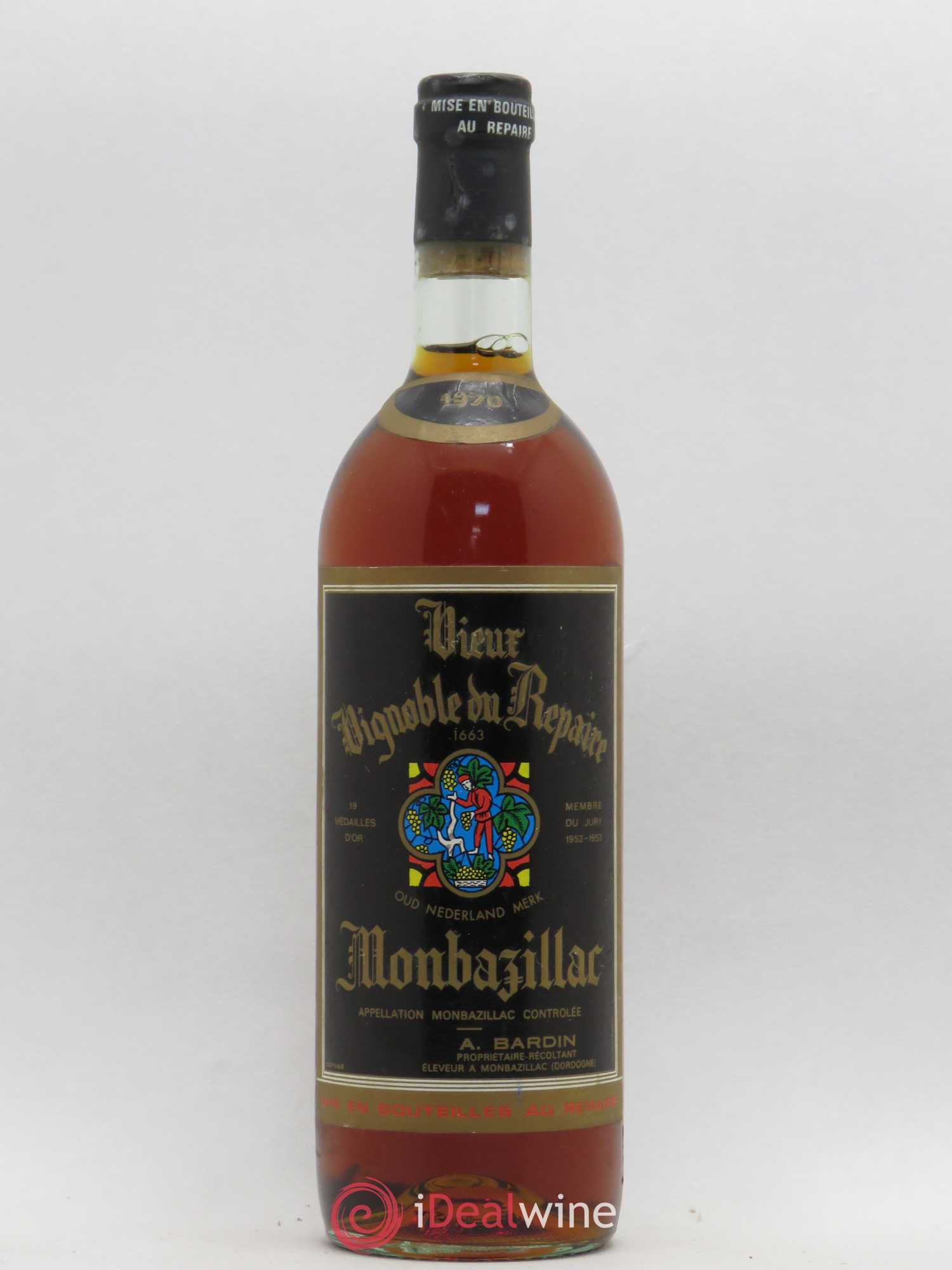 Monbazillac Vieux Vignobles du Repaire 1970 - Lotto di 1 bottiglia - 0