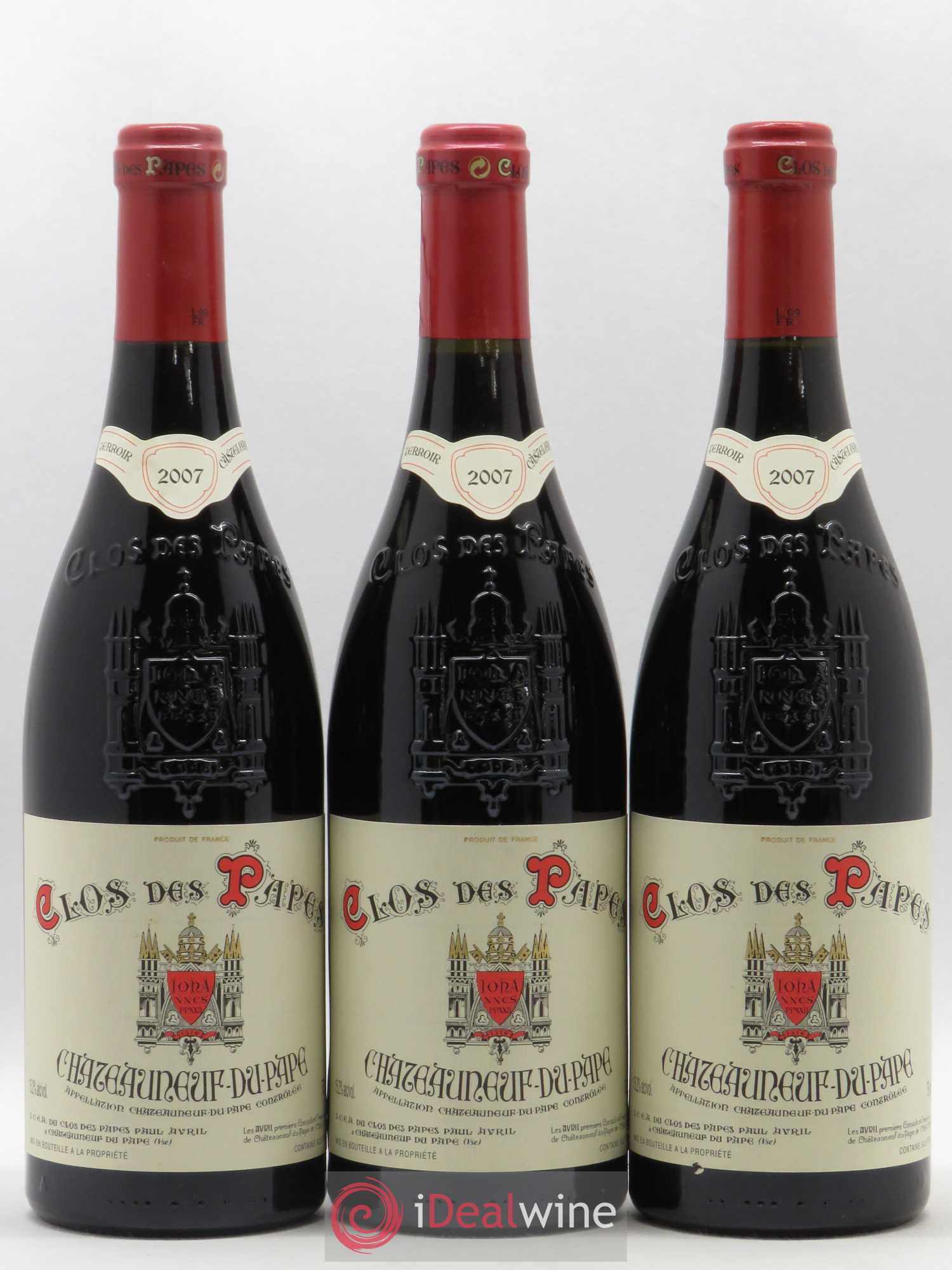 Châteauneuf-du-Pape Clos des Papes - Paul Avril 2007 - Lot de 12 bouteilles - 3