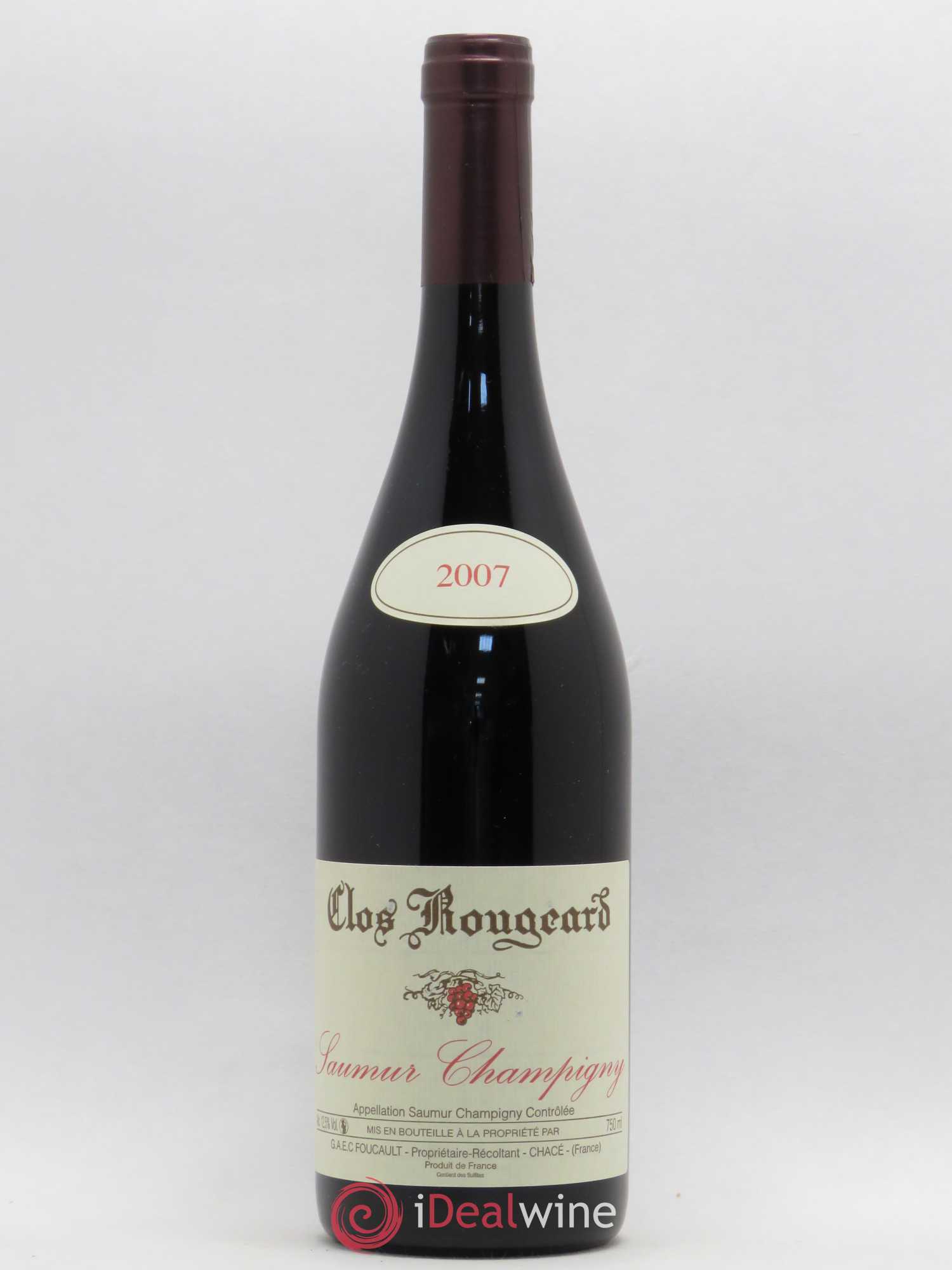 Saumur-Champigny Clos Rougeard 2007 - Lot de 1 bouteille - 0