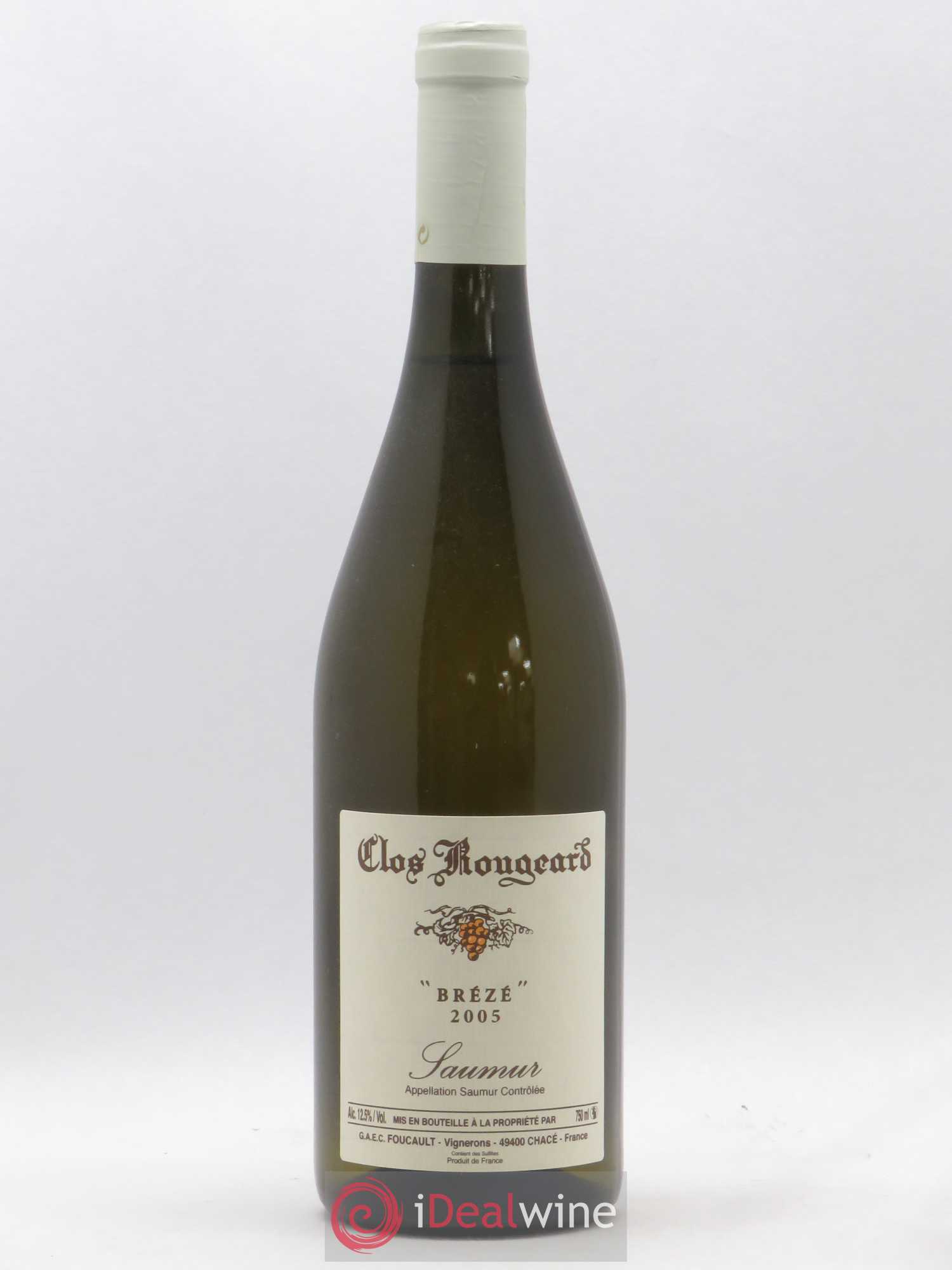 Saumur Brézé Clos Rougeard 2005 - Lot de 1 bouteille - 0