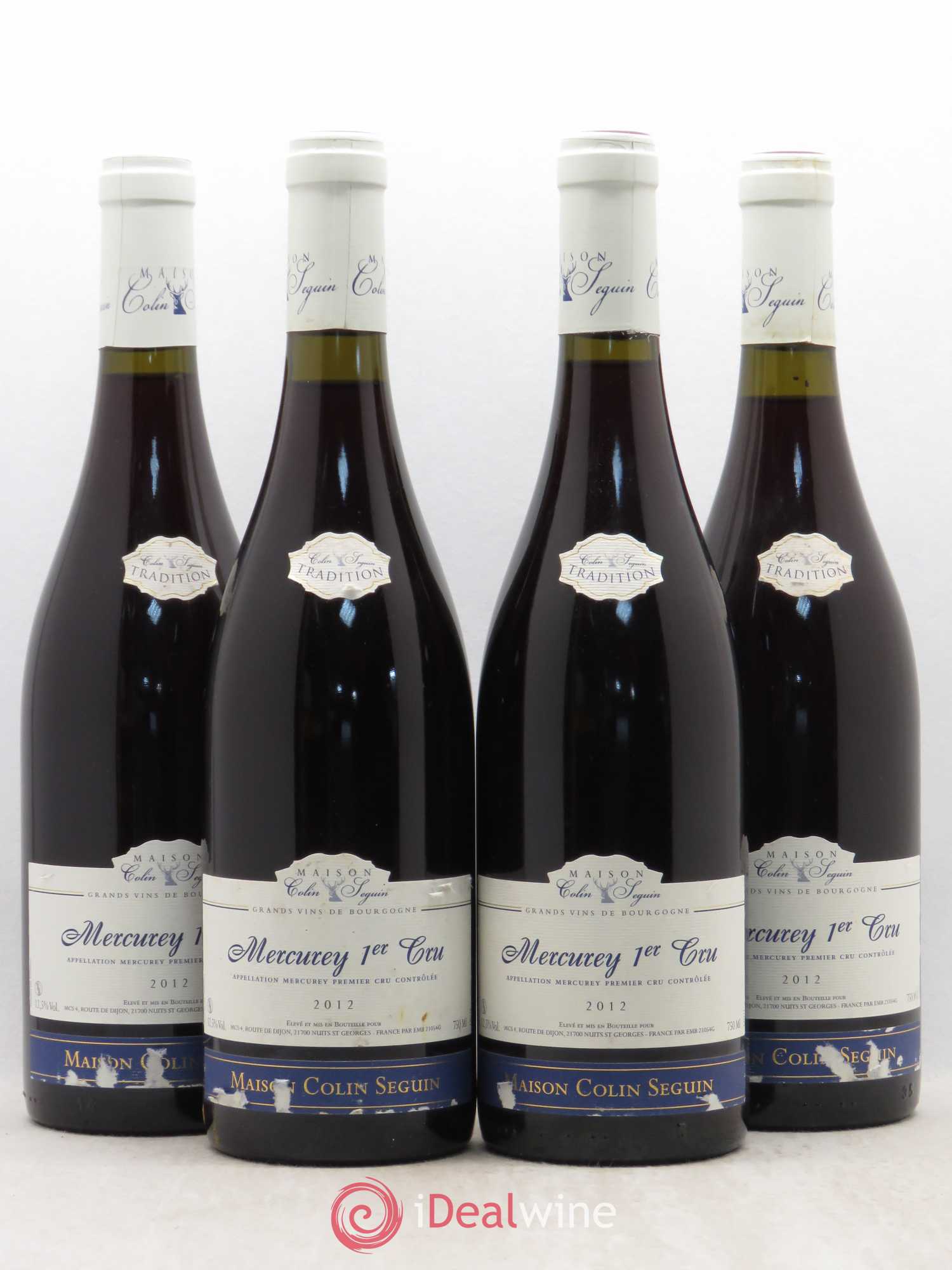 Mercurey 1er Cru Colin Seguin 2012 - Lot de 4 bouteilles - 0