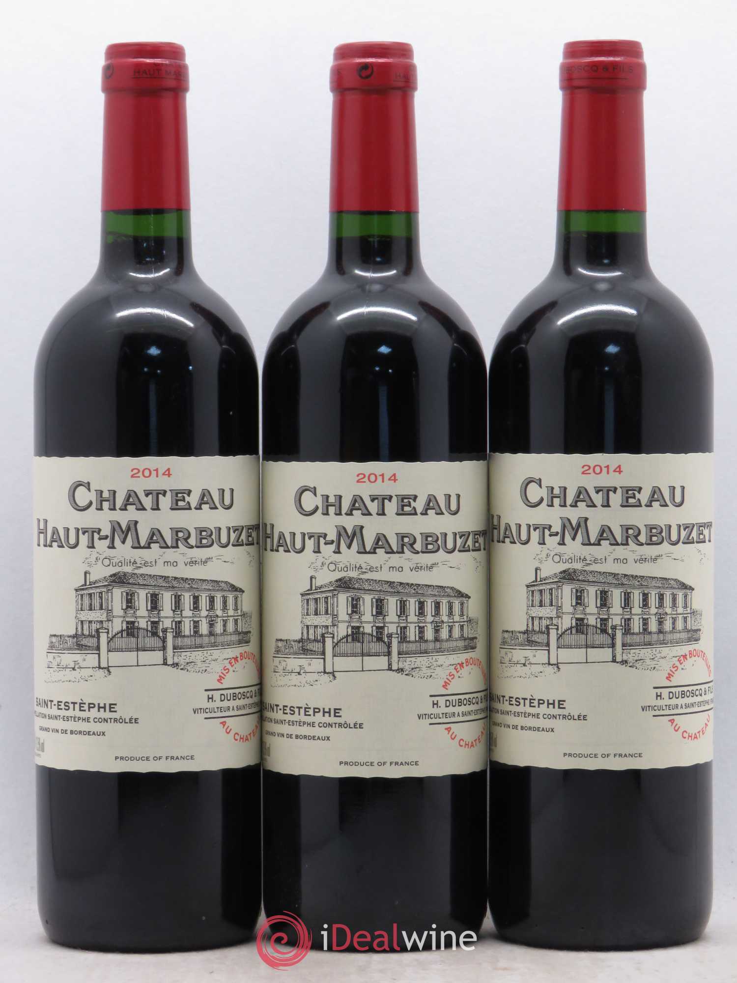 Château Haut Marbuzet 2014 - Lot de 6 bouteilles - 1